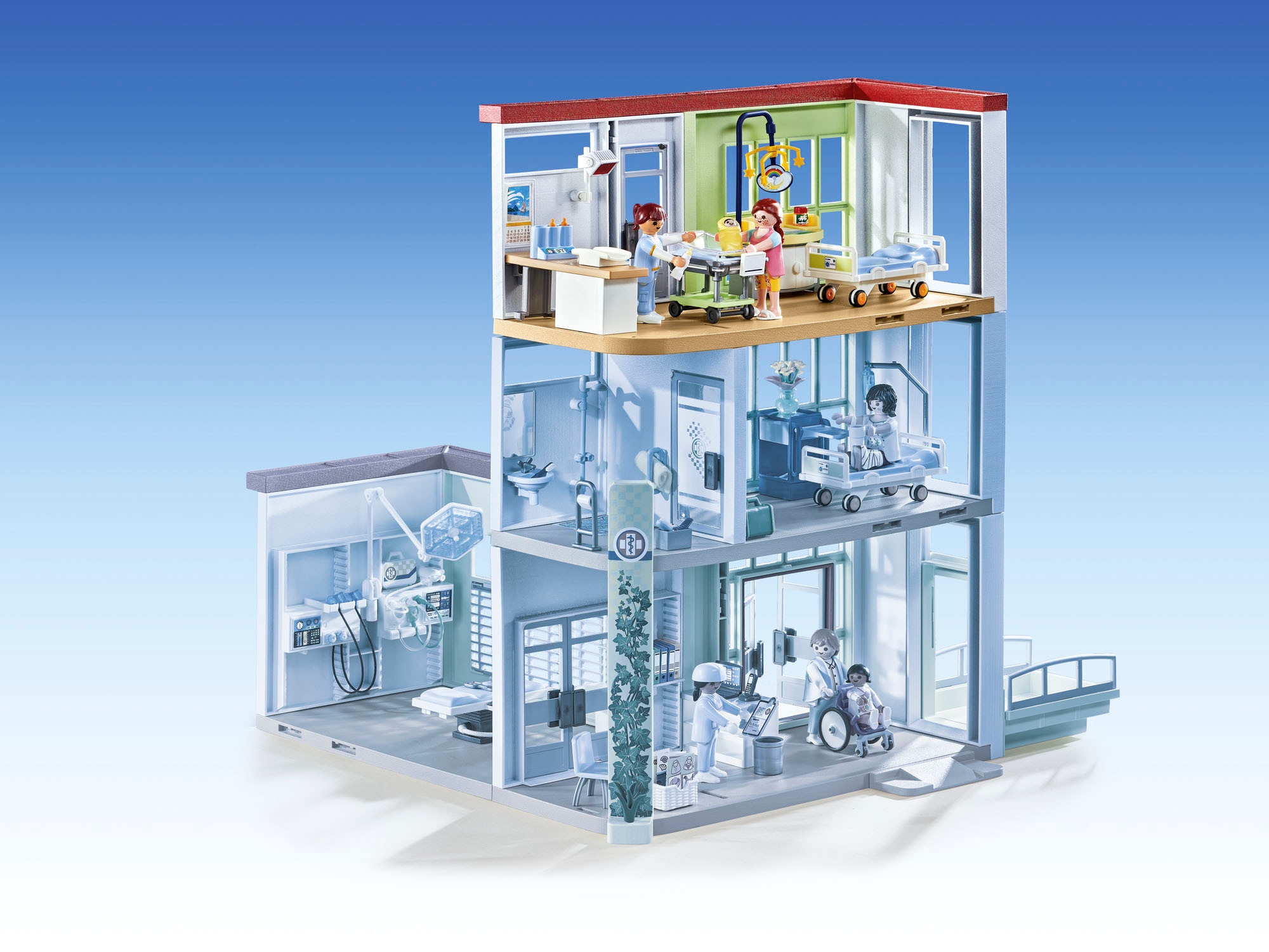 Playmobil® Konstruktions-Spielset »Entbindungsstation (71616), Action Heroes«, (62 St.), Made in Europe