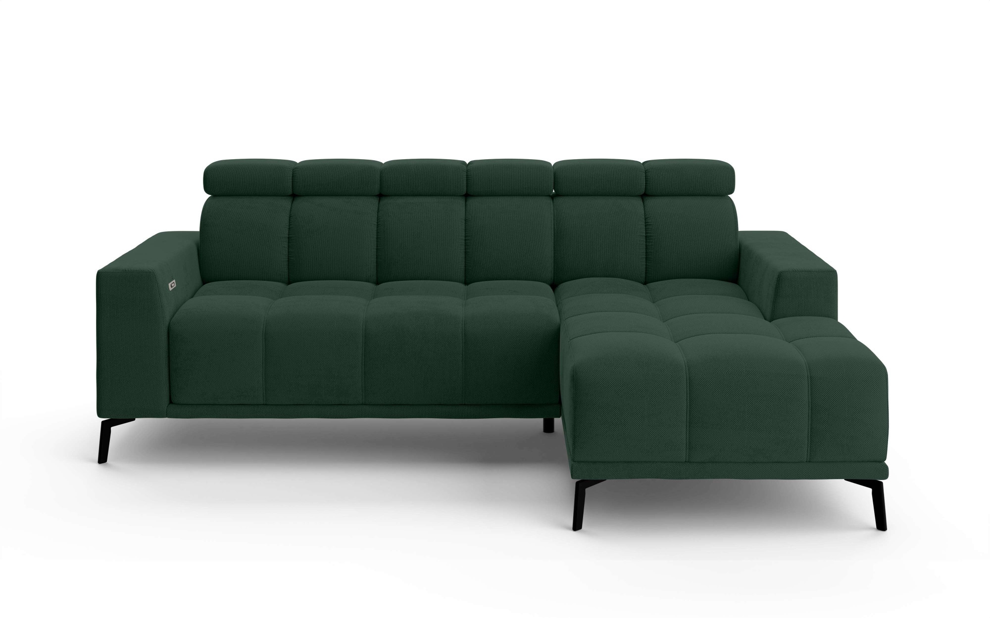INOSIGN Ecksofa »CAZIE, Designsofa, L-Form, trendige Bubble-Optik,«, L-Form mit Wellenunterfederung, Recamiere rechts/links bestellbar