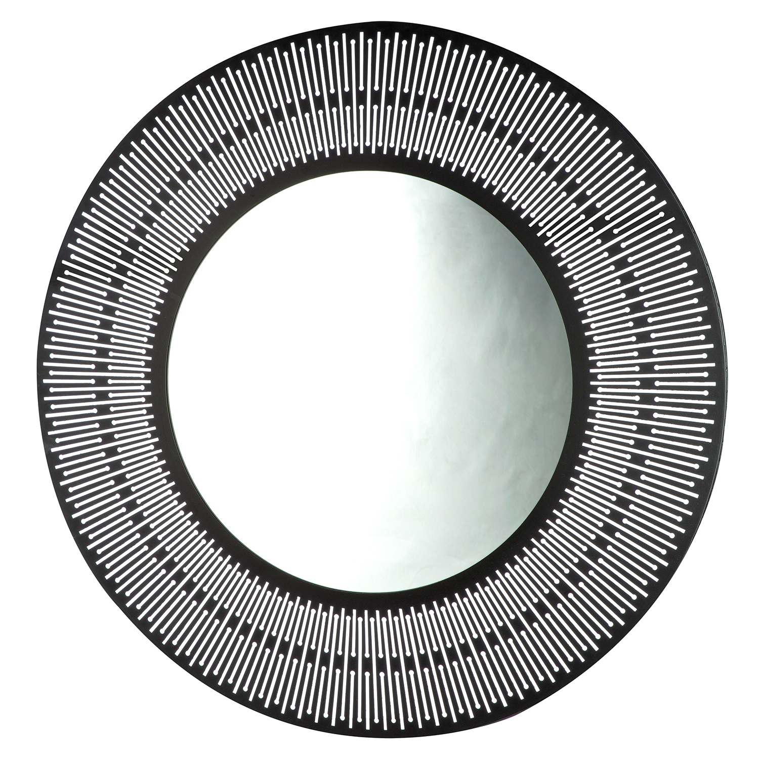 Casablanca by Gilde Wandspiegel »Spiegel rund Como schwarz H. 76 cm«, (1 St günstig online kaufen