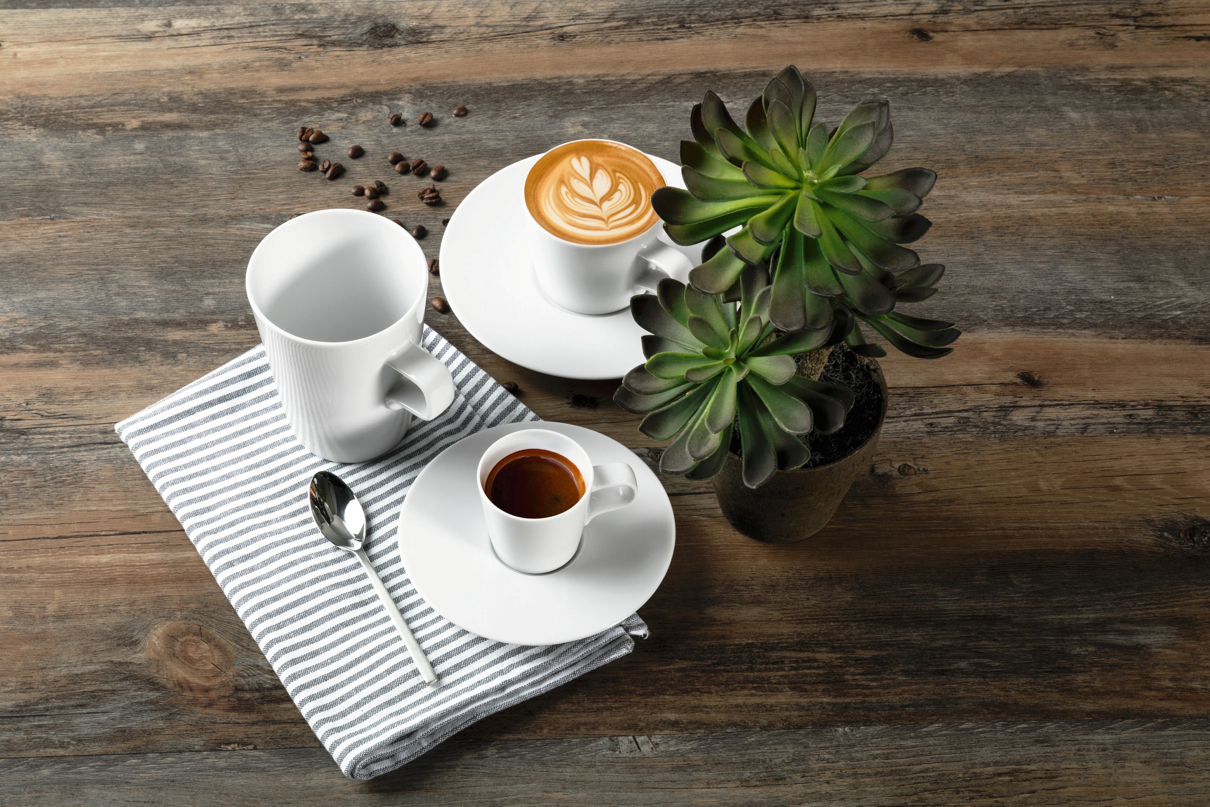 Seltmann Weiden Kaffeeservice »Geschirr-Set, Service No Limits«, (Set, 18 tlg.), Tassen, Teller, Untertassen, Made in Germany, 18 Teile, für 6 Personen