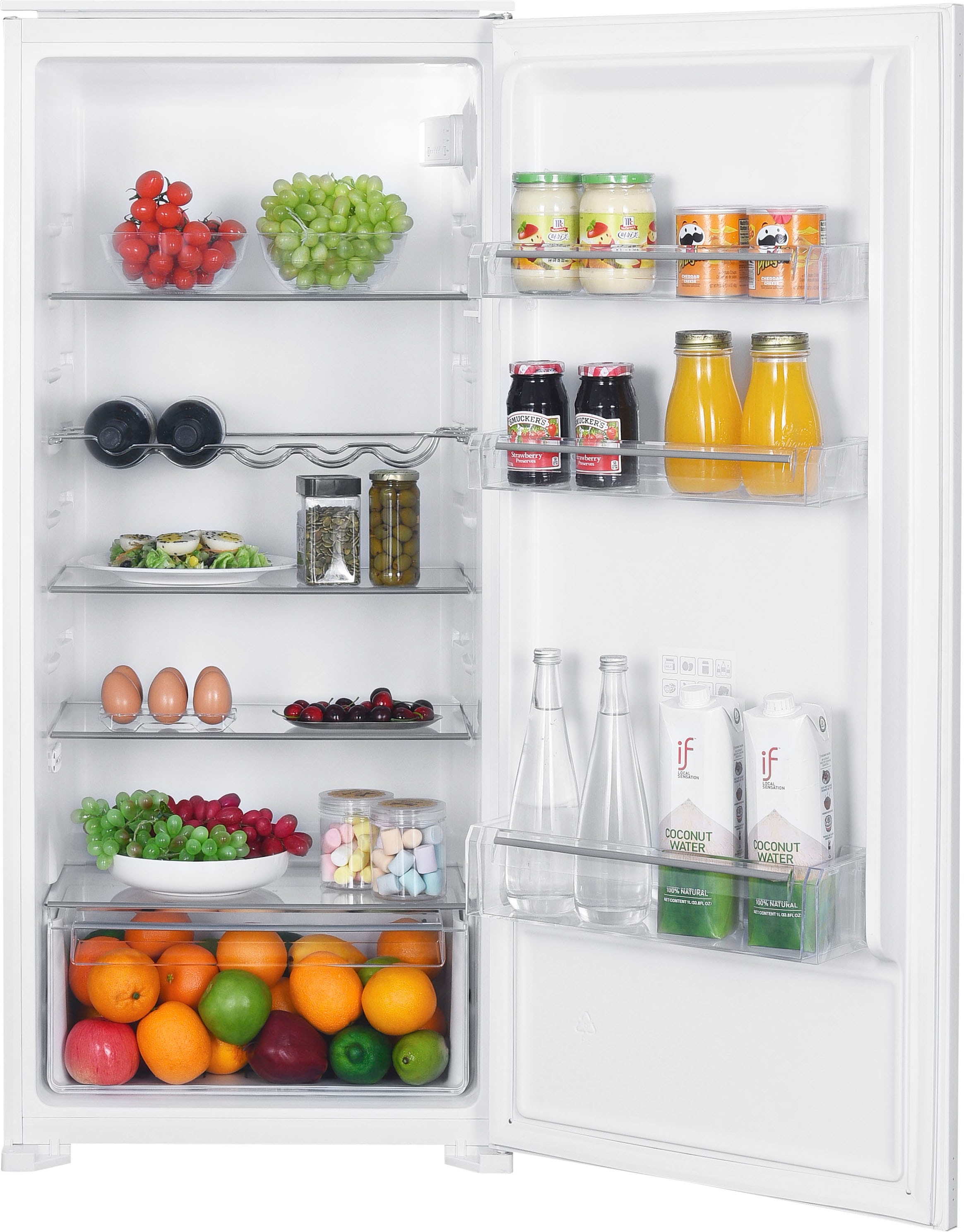 Hanseatic Einbaukühlschrank »HEKS12254E« 123 cm hoch 54 cm breit günstig online kaufen