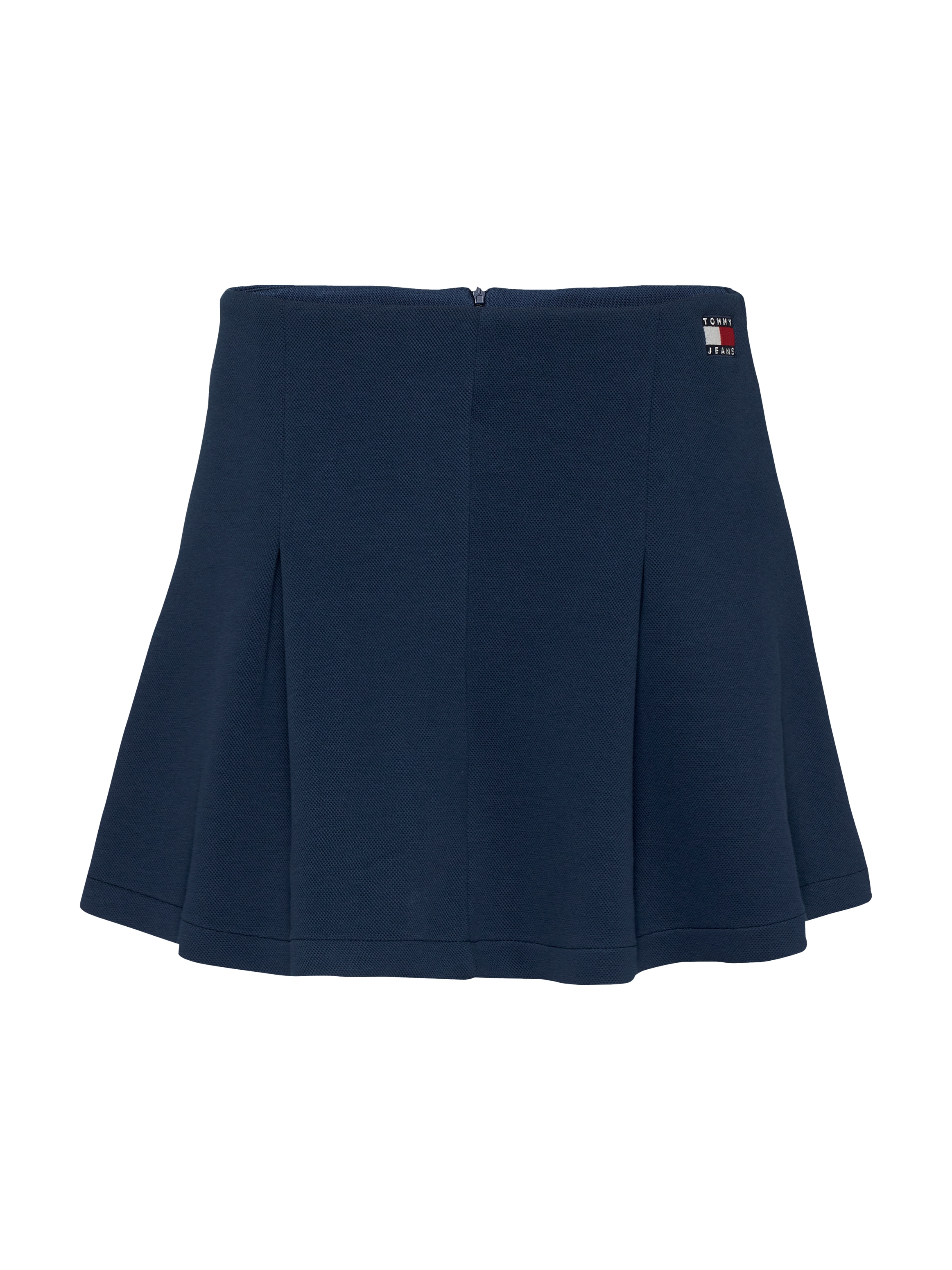 Tommy Jeans Minirock »TJW PIQUE BADGE F&F SKIRT EXT«, mit Logo-Badge, Pique-Qualität, Fit & Flare