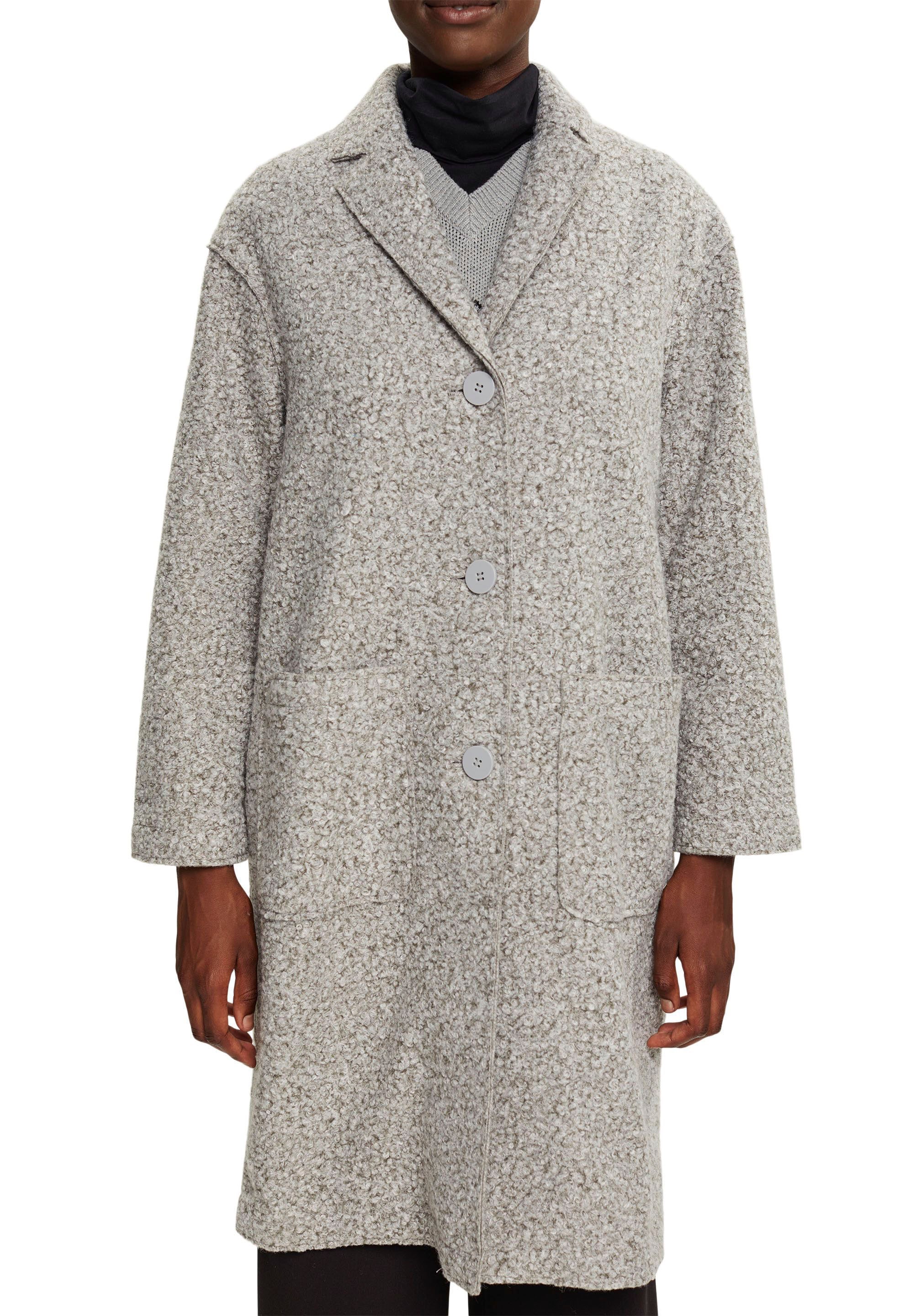 Esprit Collection Wollmantel, mit überschnittenen Schultern kaufen