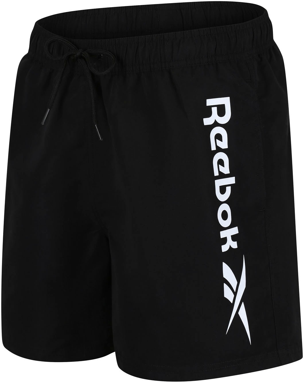 REEBOK Badeshorts »Yestin« 1 Stk. tlg. mit Kordelzug und elastischem Bund, mit Logo, basic schwarz XL - N-Gr N-Gr XL Badehose von Reebok