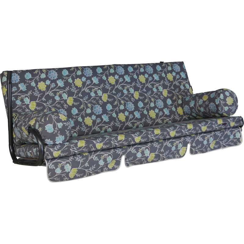 ANGERER FREIZEITMÖBEL Bankauflage »Trend, TOPSELLER!« grau/blau Obermaterial: 75% Baumwolle, 25% Polyester. Füllung: 100% Polyurethan