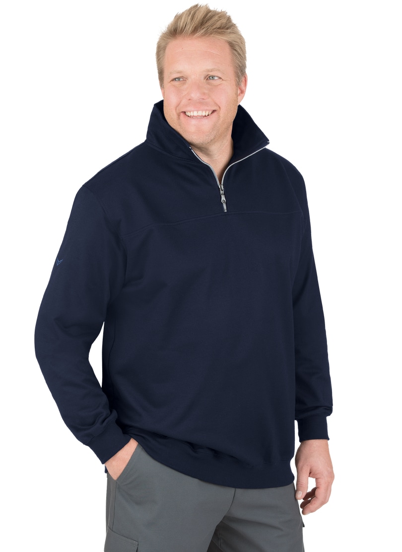 Trigema Sweatshirt »TRIGEMA Sweatshirt mit Reißverschluss«