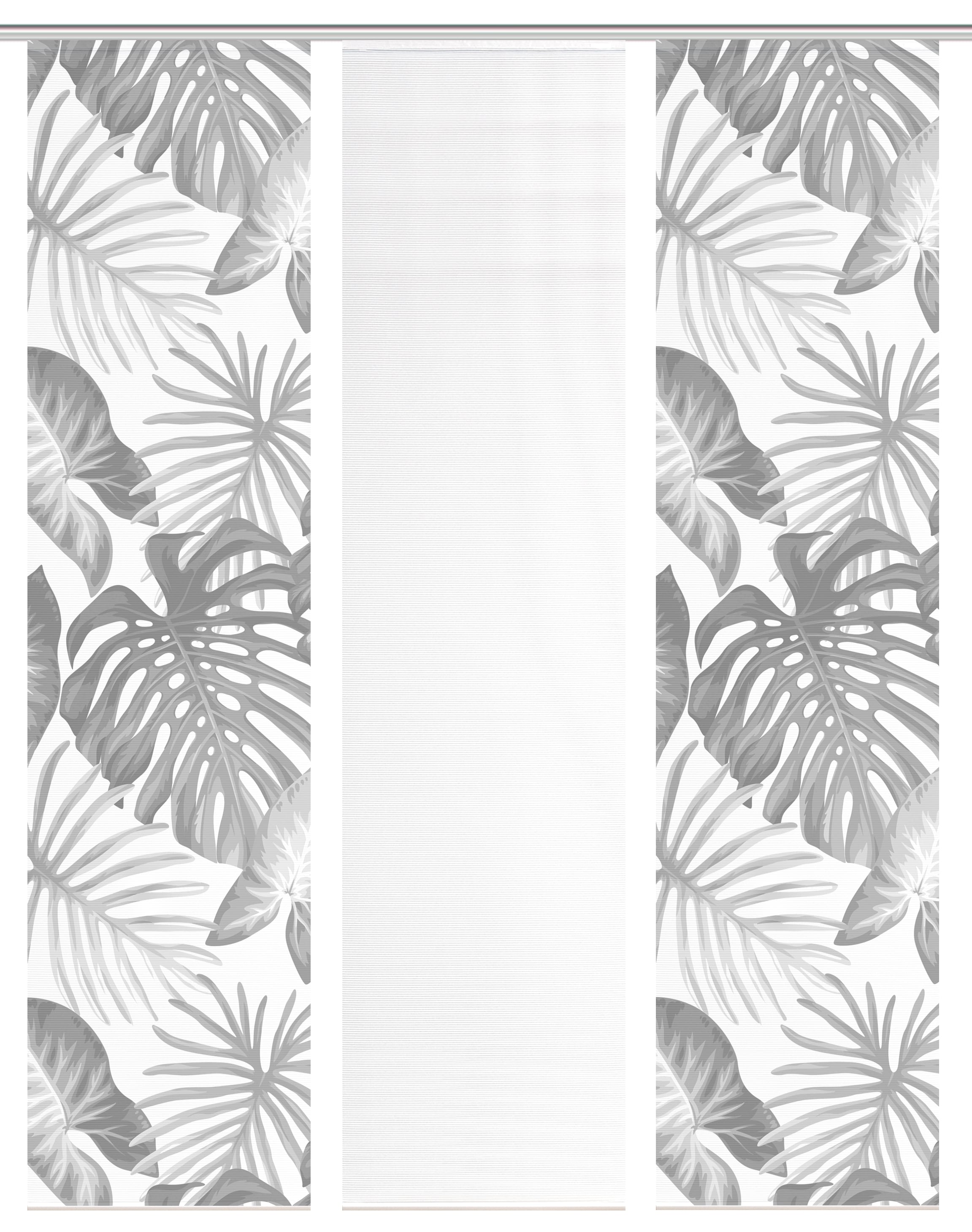 Vision S Schiebegardine »SANJA« Paneelwagen 3 Stk. tlg. Schiebevorhang,Bambusoptik,Digitaldruck,SET