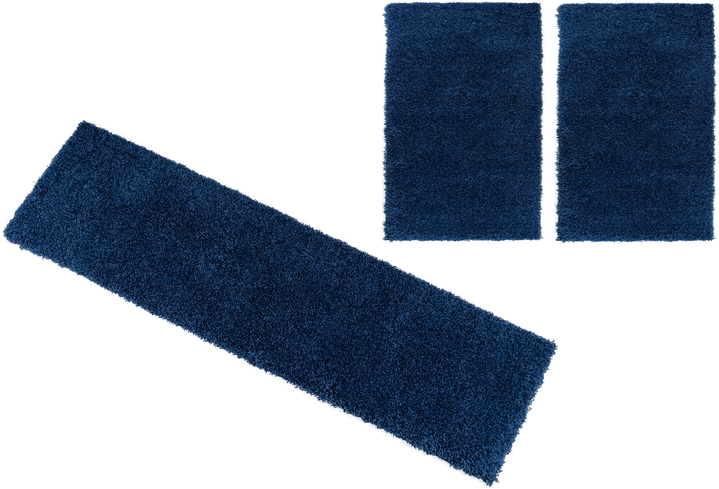 Bruno Banani Bettumrandung »Shaggy Soft« Höhe 30 mm 3 Stk. tlg. gewebt, Uni günstig online kaufen