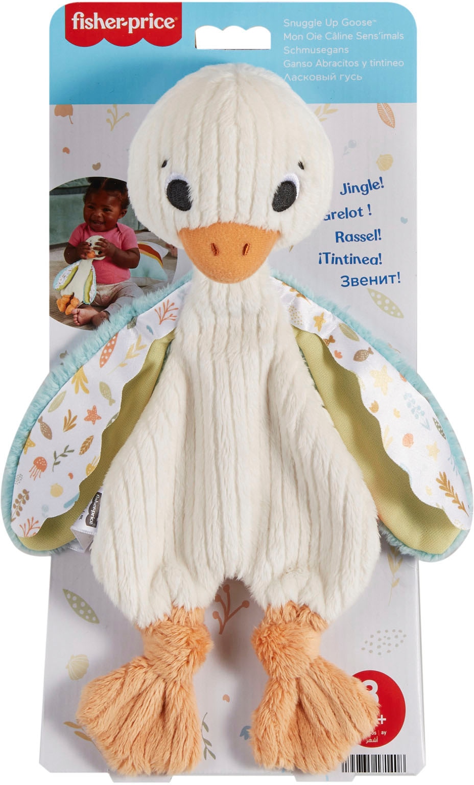 Fisher-Price® Schnuffeltuch »Schmusegans«