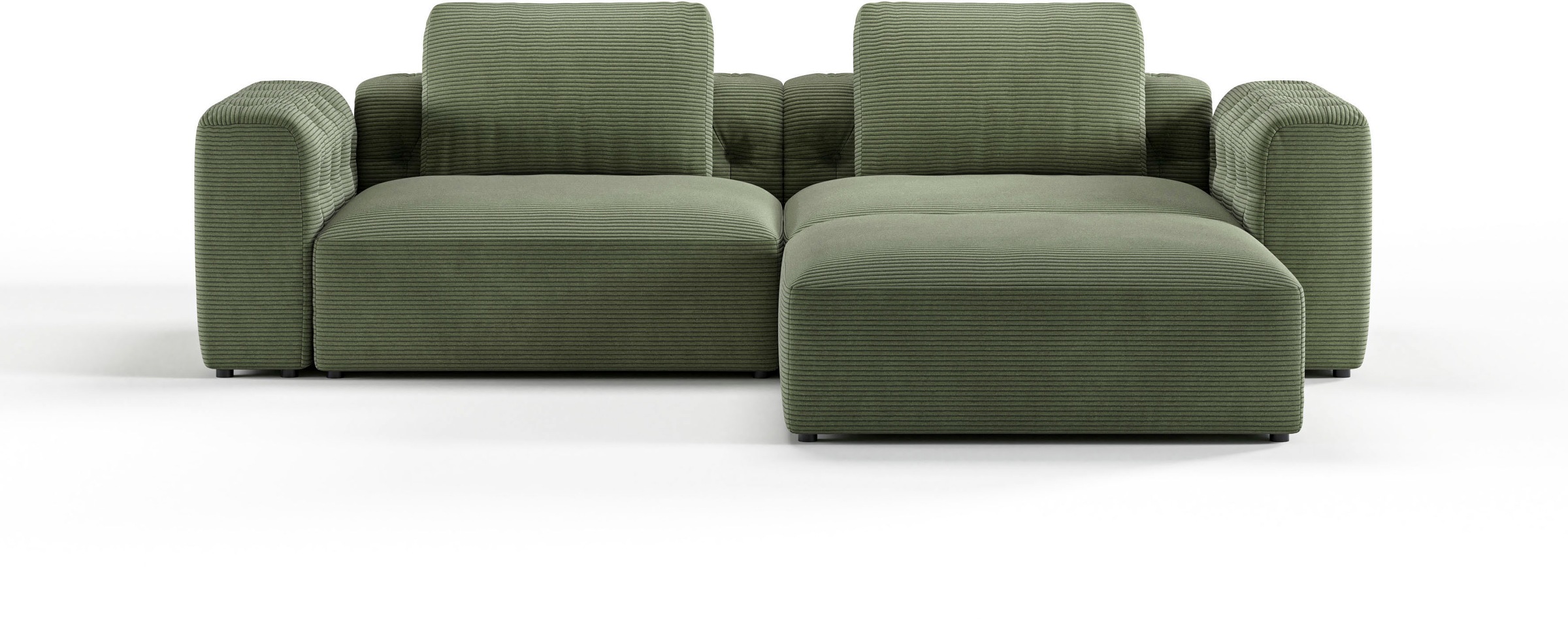 RAUM.ID Ecksofa »Cushid L-Form«, Modulset, bestehend aus 3 Teilen günstig online kaufen