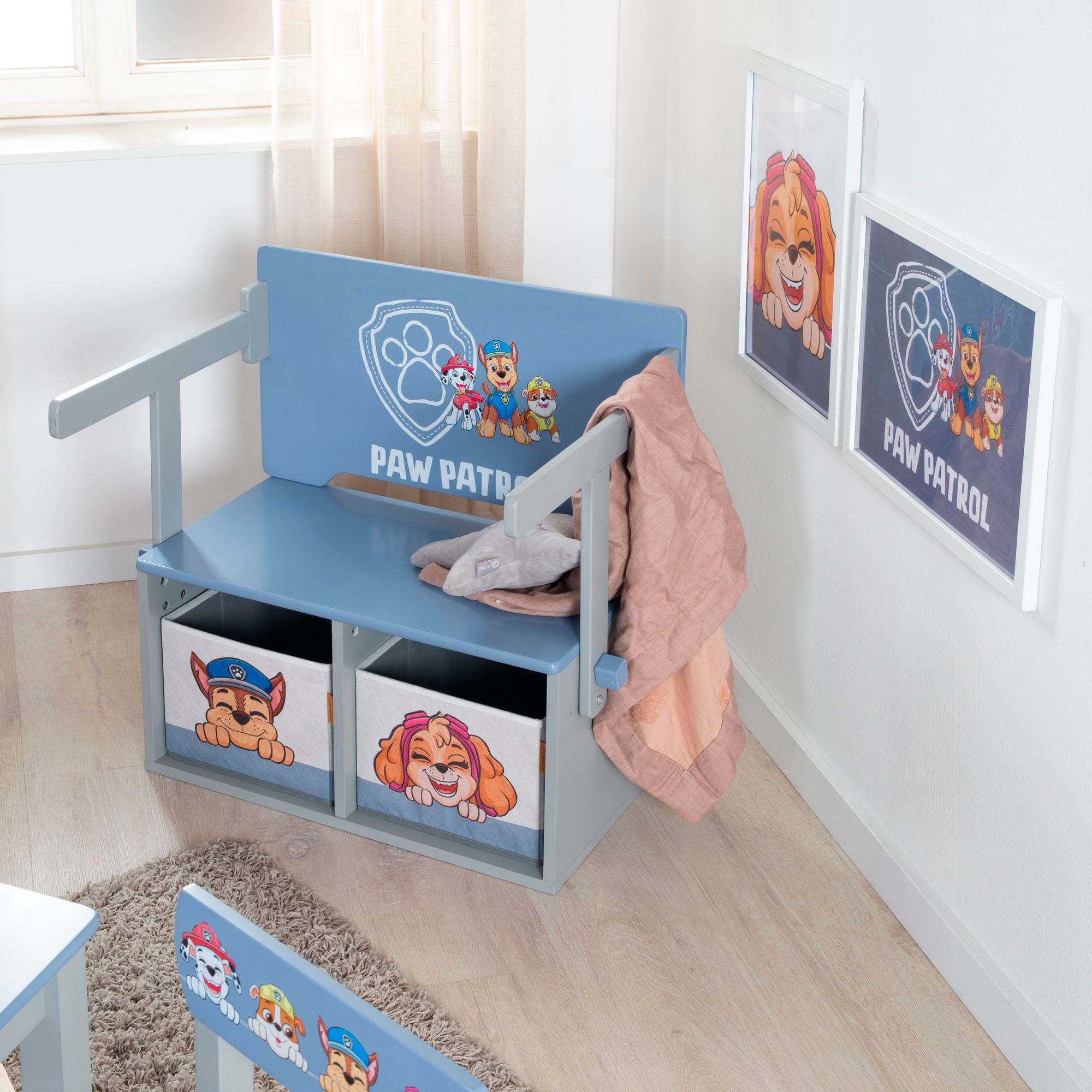 roba® Sitzbank »Paw Patrol«, mit 2 Aufbewahrungsboxen
