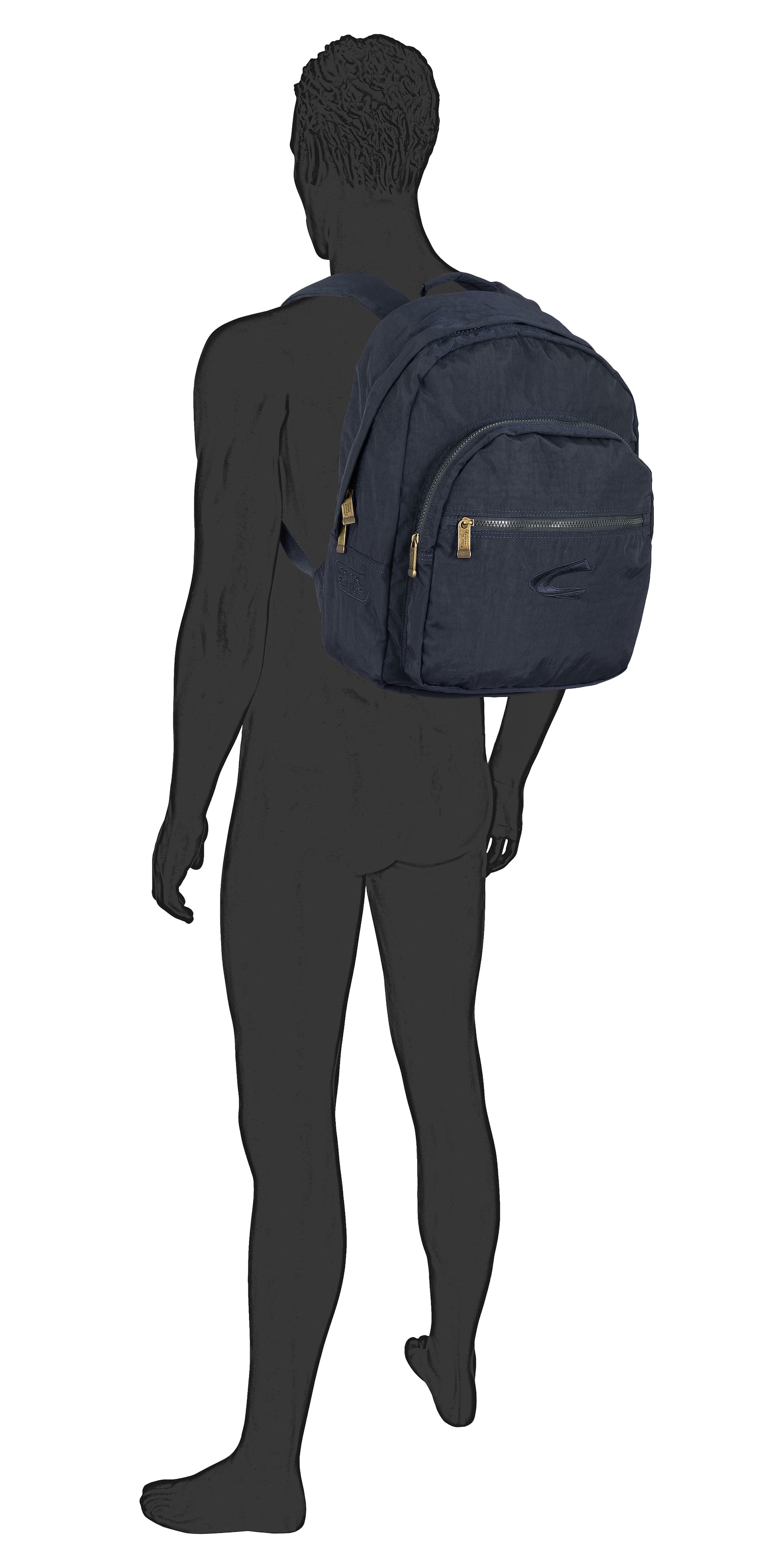 camel active Rucksack »Journey« Unisex Freizeitrucksack mit Logostickerei