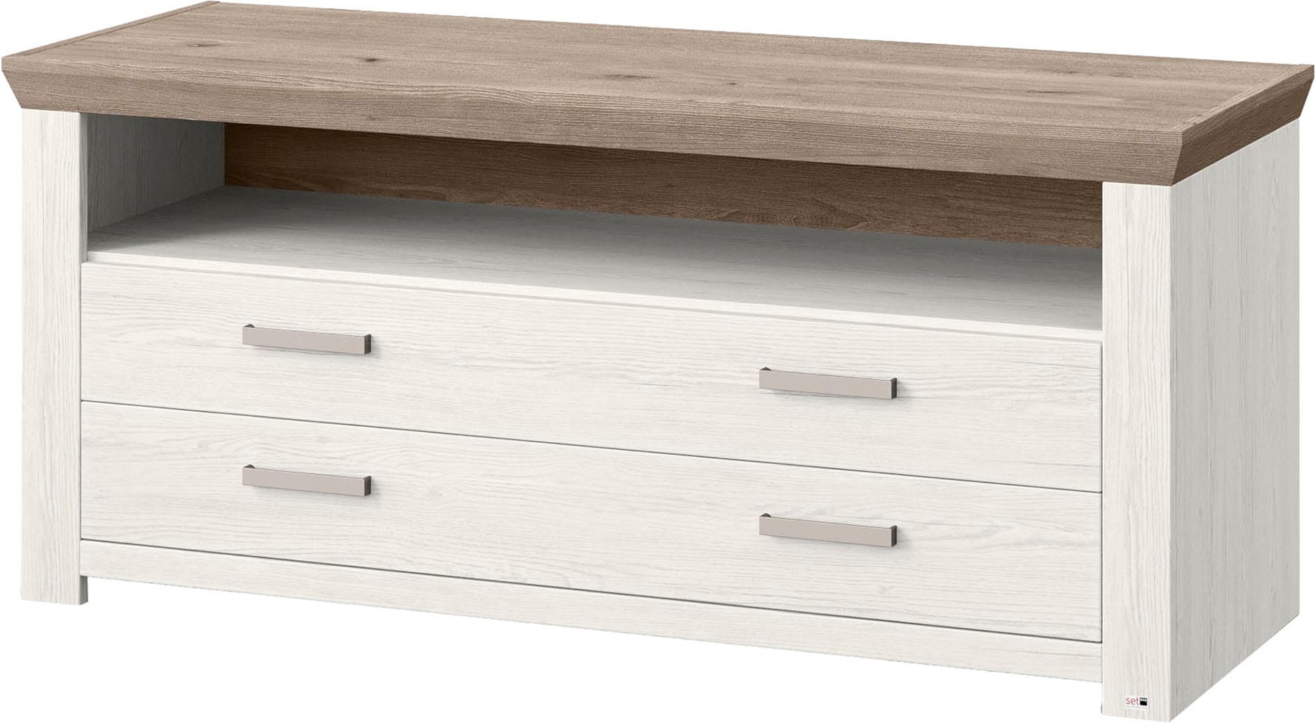 set one by Musterring Lowboard »York«, Typ 32, mit 4 Schubkästen, Beleuchtung optional, Breite 140 cm