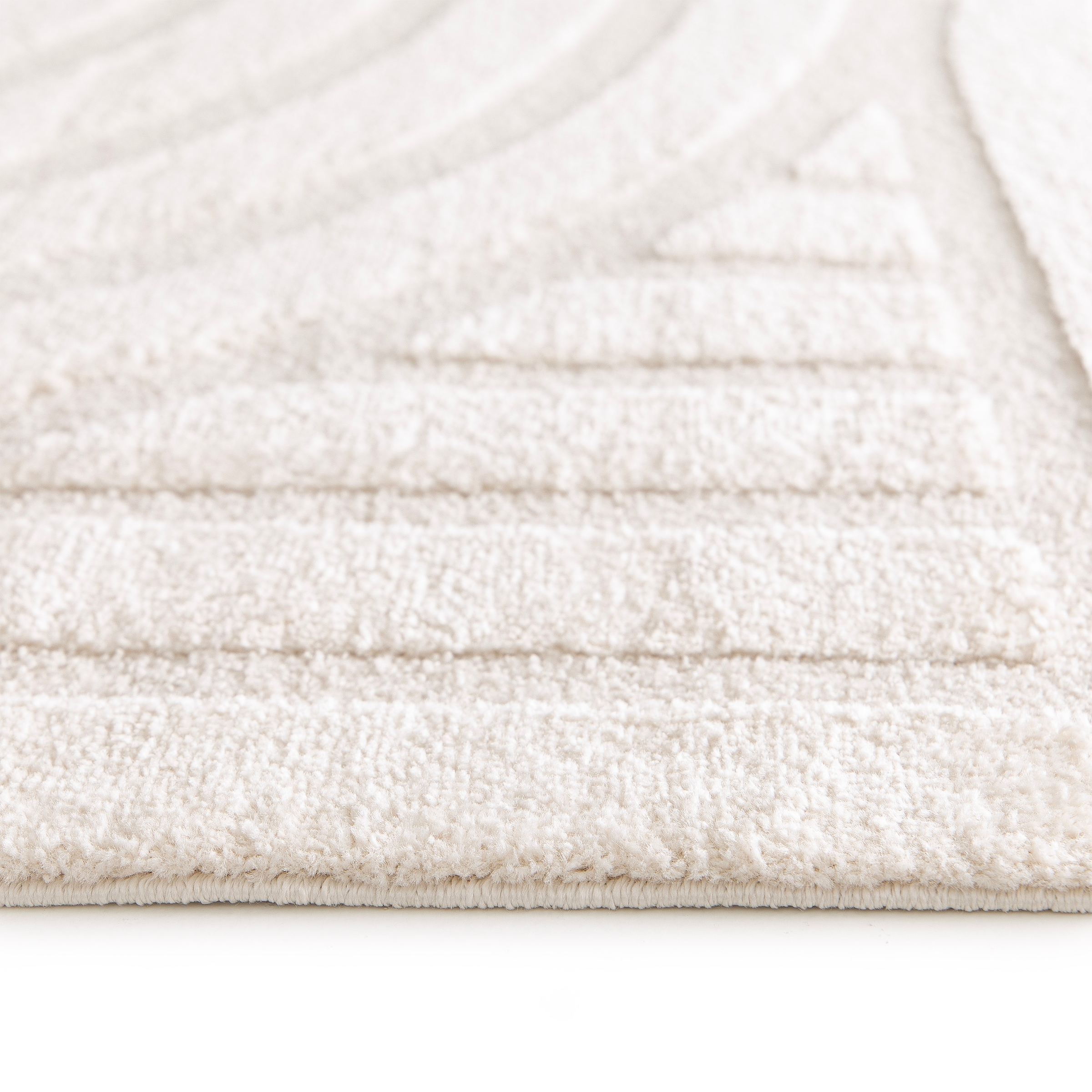 OTTO home Teppich »Rubi, Supersoft, 3D- Design, weiche Haptik«, rechteckig, 9 mm Höhe, softer Kurzflor, pflegeleicht, Wohnzimmer, Esszimmer, Schlafzimmer