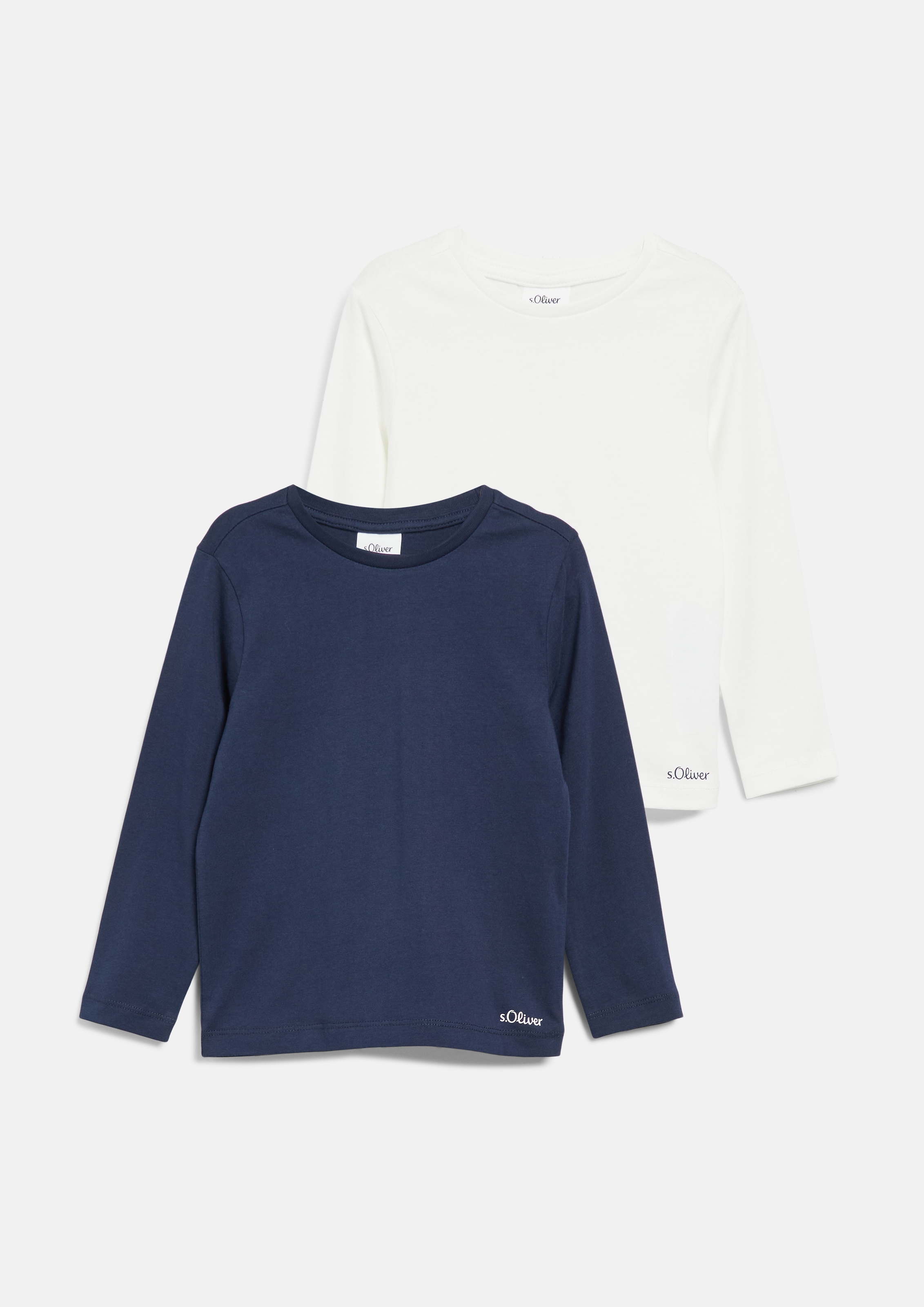 s.Oliver Junior Langarmshirt 2 2er Pack Shirt / für Boys / Rundhals