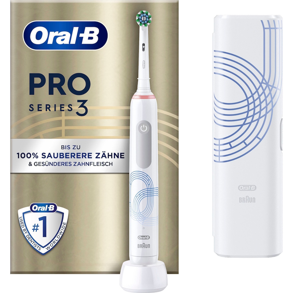 Oral-B Elektrische Zahnbürste »Pro 3 3500 Special Edition«, 1 St. Aufsteckbürsten