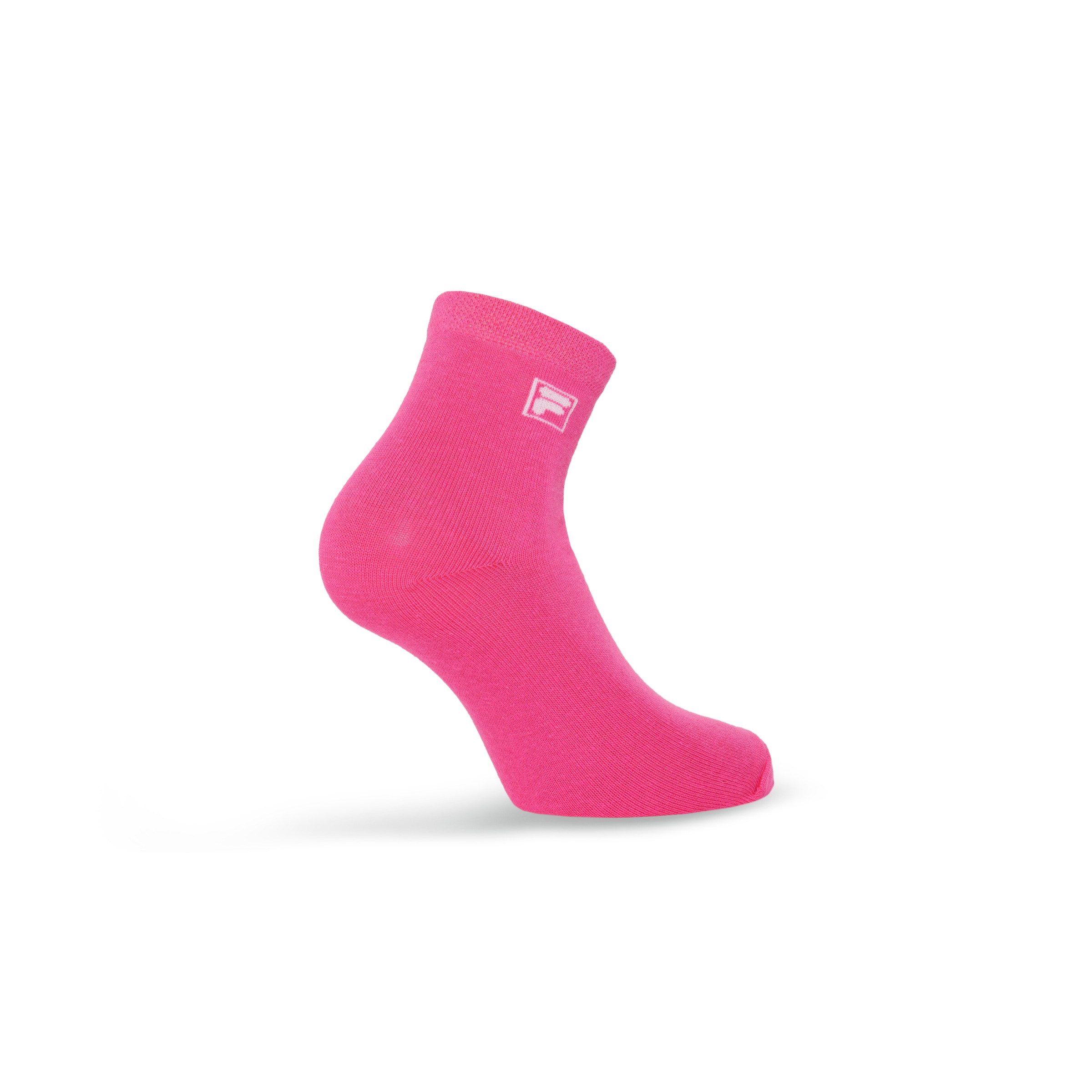 Fila Kurzsocken »UNISEX QUARTER PLAIN SOCKS«, (3 Paar), mit eingestrickem Logo