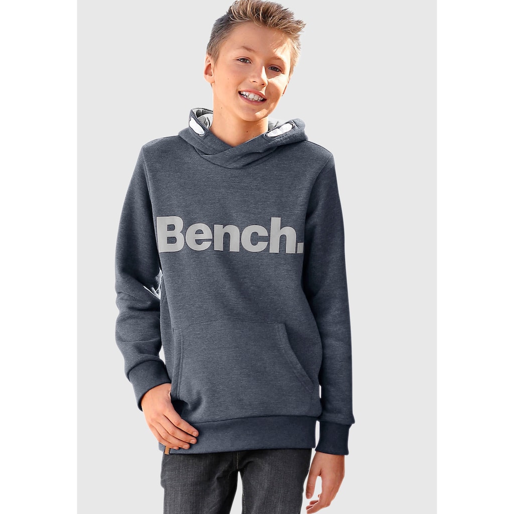 Bench. Kapuzensweatshirt »Basic«, mit großem Logo-Druck vorn