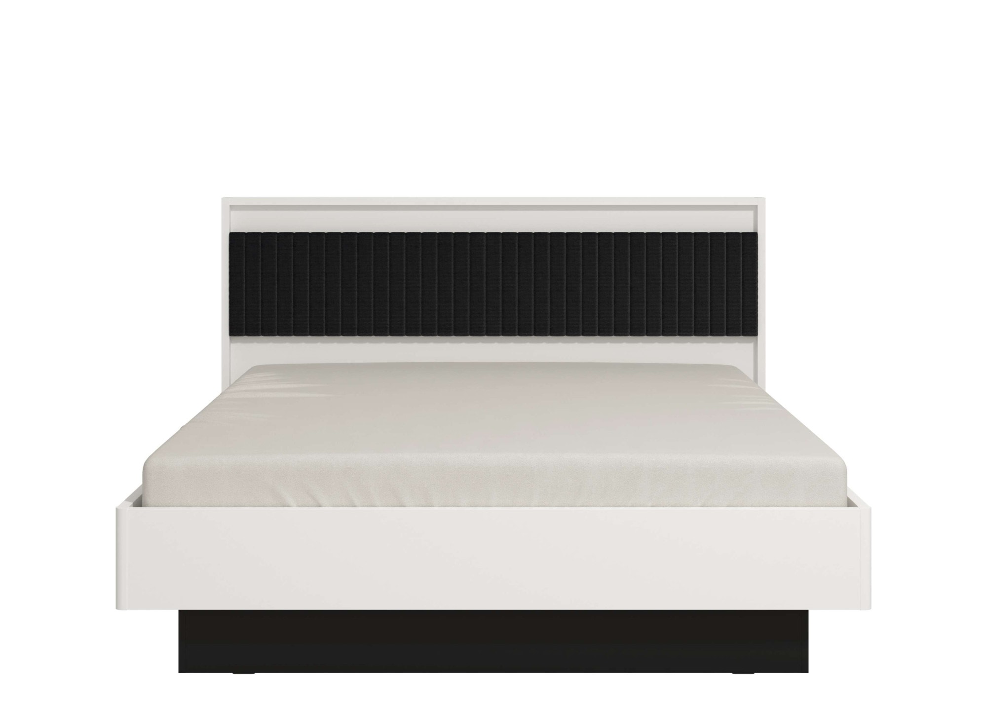 INOSIGN Bettgestell »Ascalon, gepolstertes Kopfteil, bezogen mit weichem Cordstoff«, Liegeflächen 160 oder 180x200 cm, FSC® -zertifizierter Holzwerkstoff