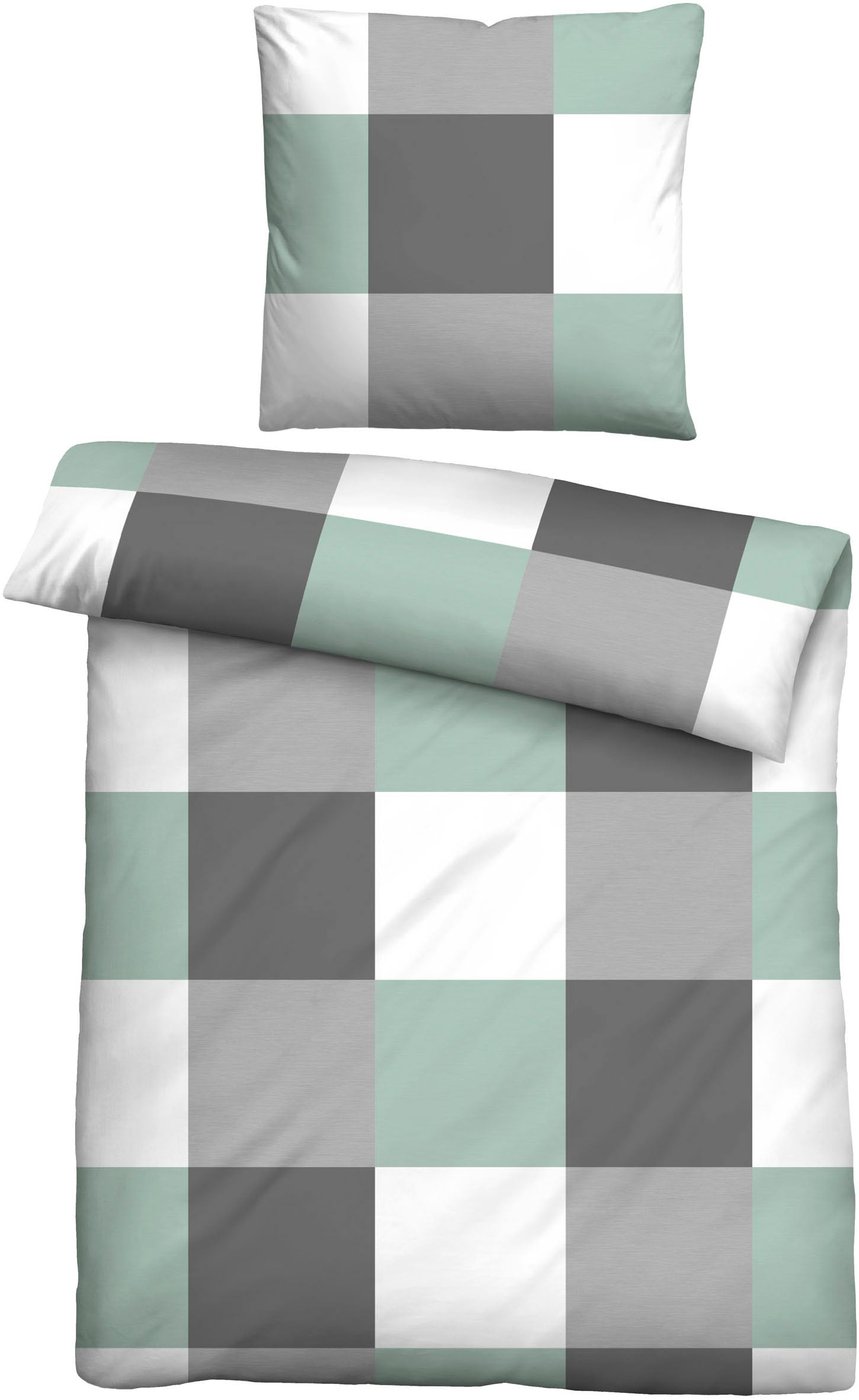Castell - Markenbettwäsche Bettwäsche »0360750« 2 Stk. tlg. Thermo-Fleece, günstig online kaufen