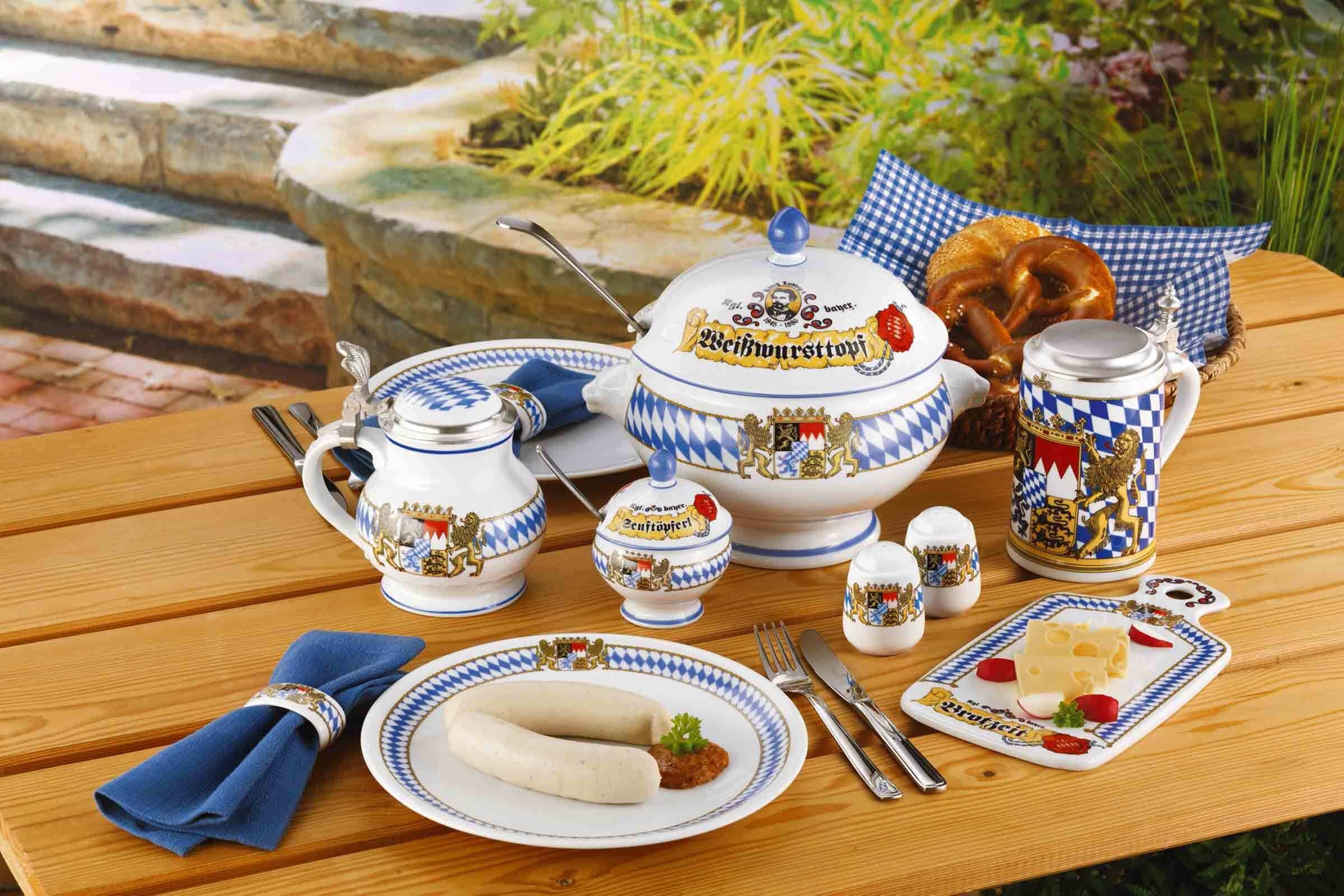 Seltmann Weiden Speiseteller »Speiseteller Compact Bayern ø 25,4 cm 6er Set günstig online kaufen