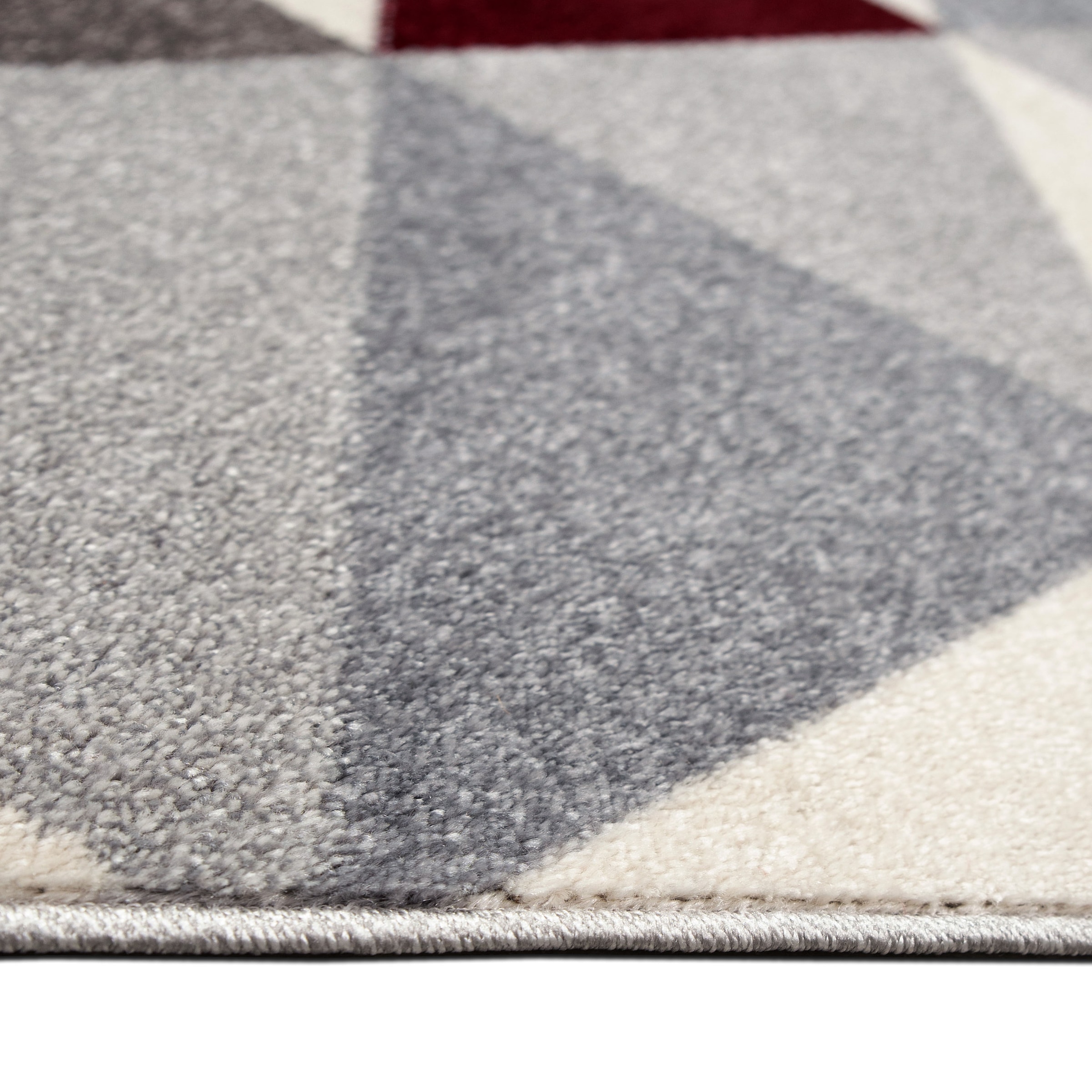 my home Teppich »Berlad Geo«, rechteckig, 9 mm Höhe, mit besonders weichem Flor, Kurzflor, modernes geometrisches Design