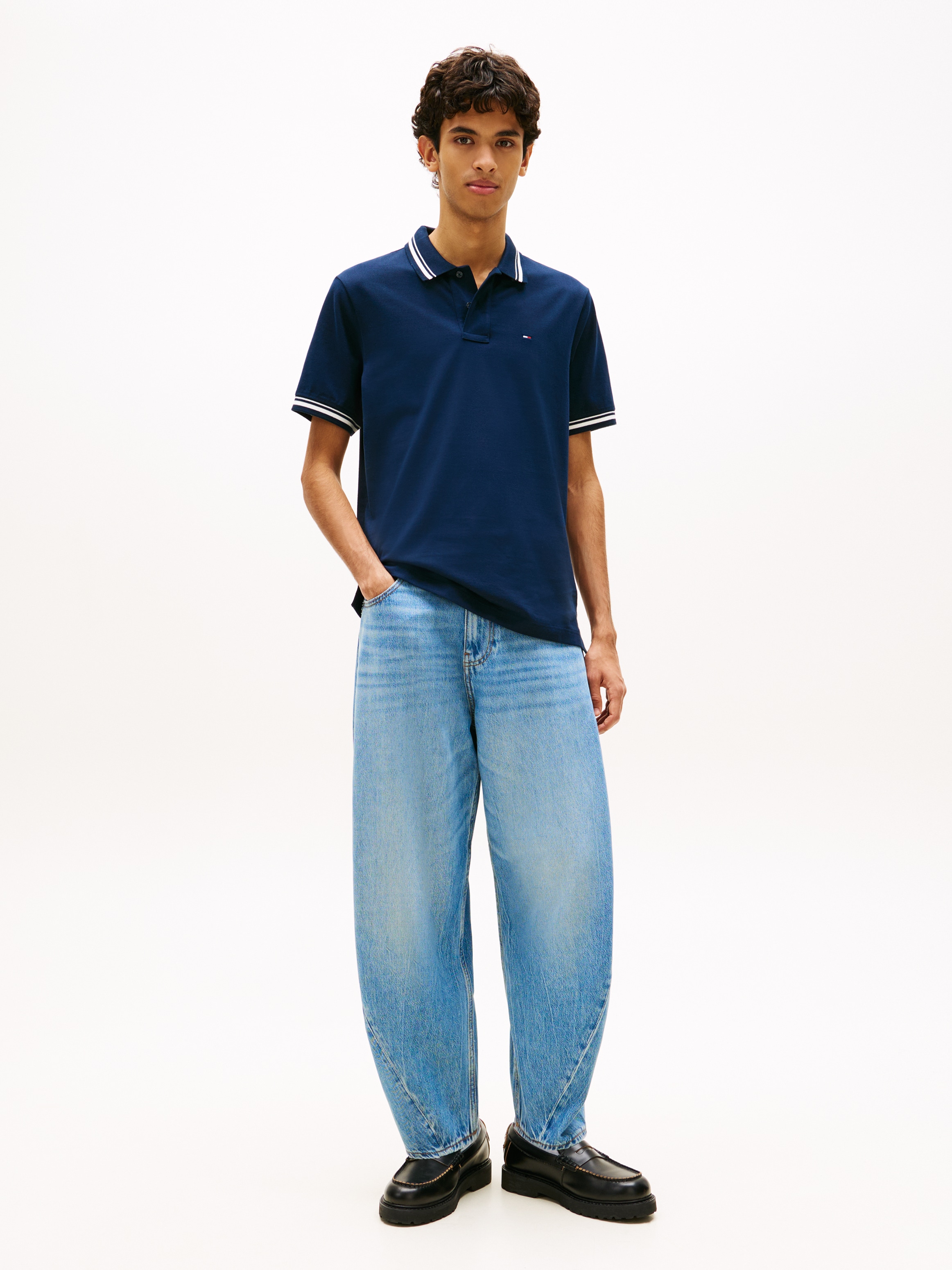 Tommy Jeans Poloshirt »TJM REGULAR TIPPED« Regular fit mit Polokragen