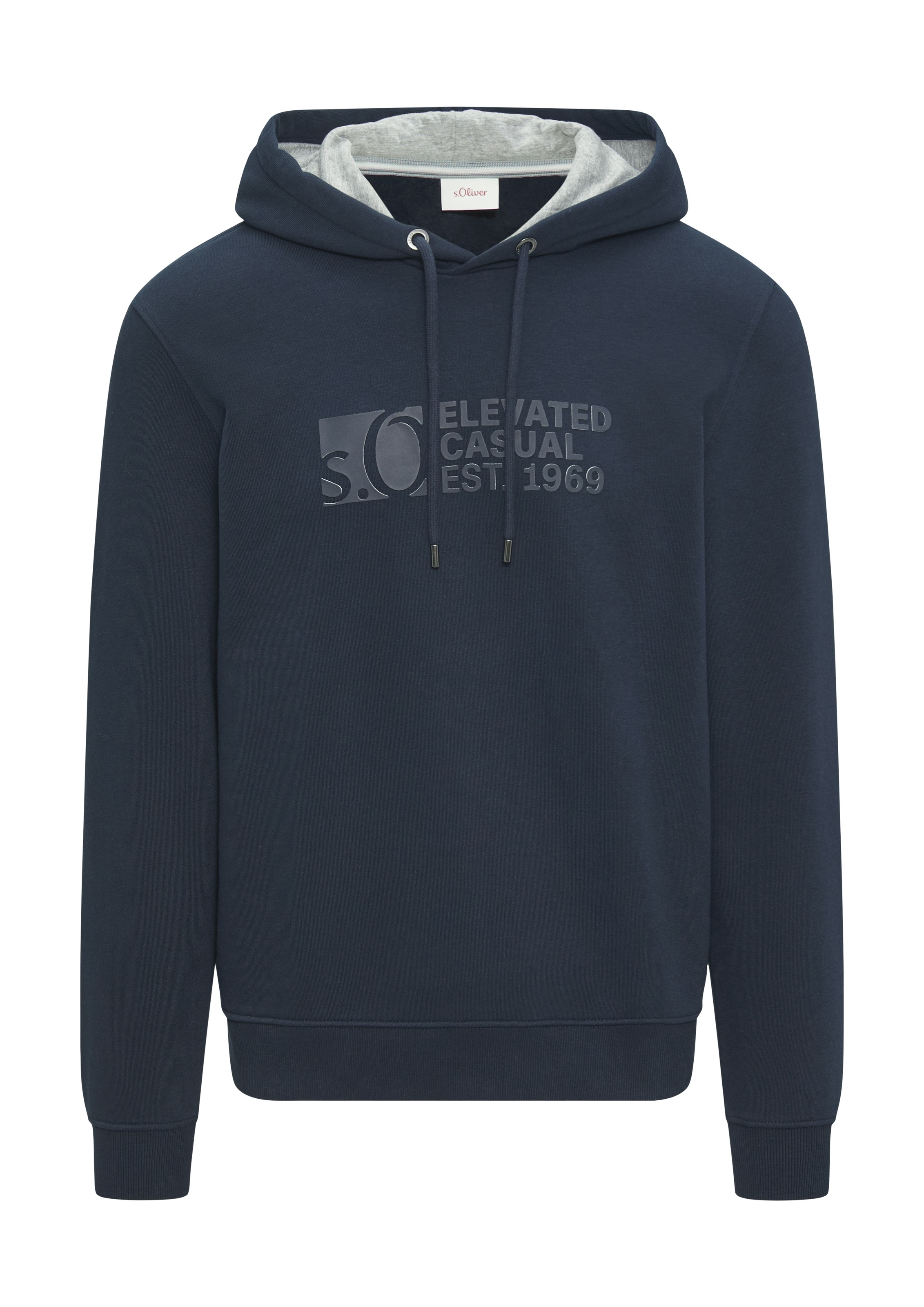 s.Oliver Kapuzensweatshirt, mit Front-Print