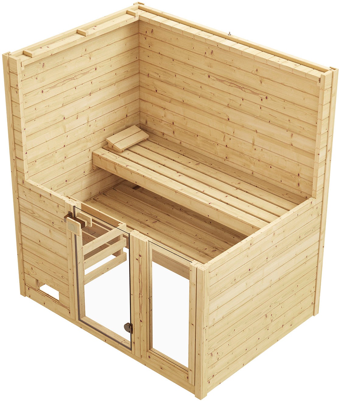 weka Sauna »Valida« Set,  7,5 kW Bio-Ofen mit digitaler Steuerung