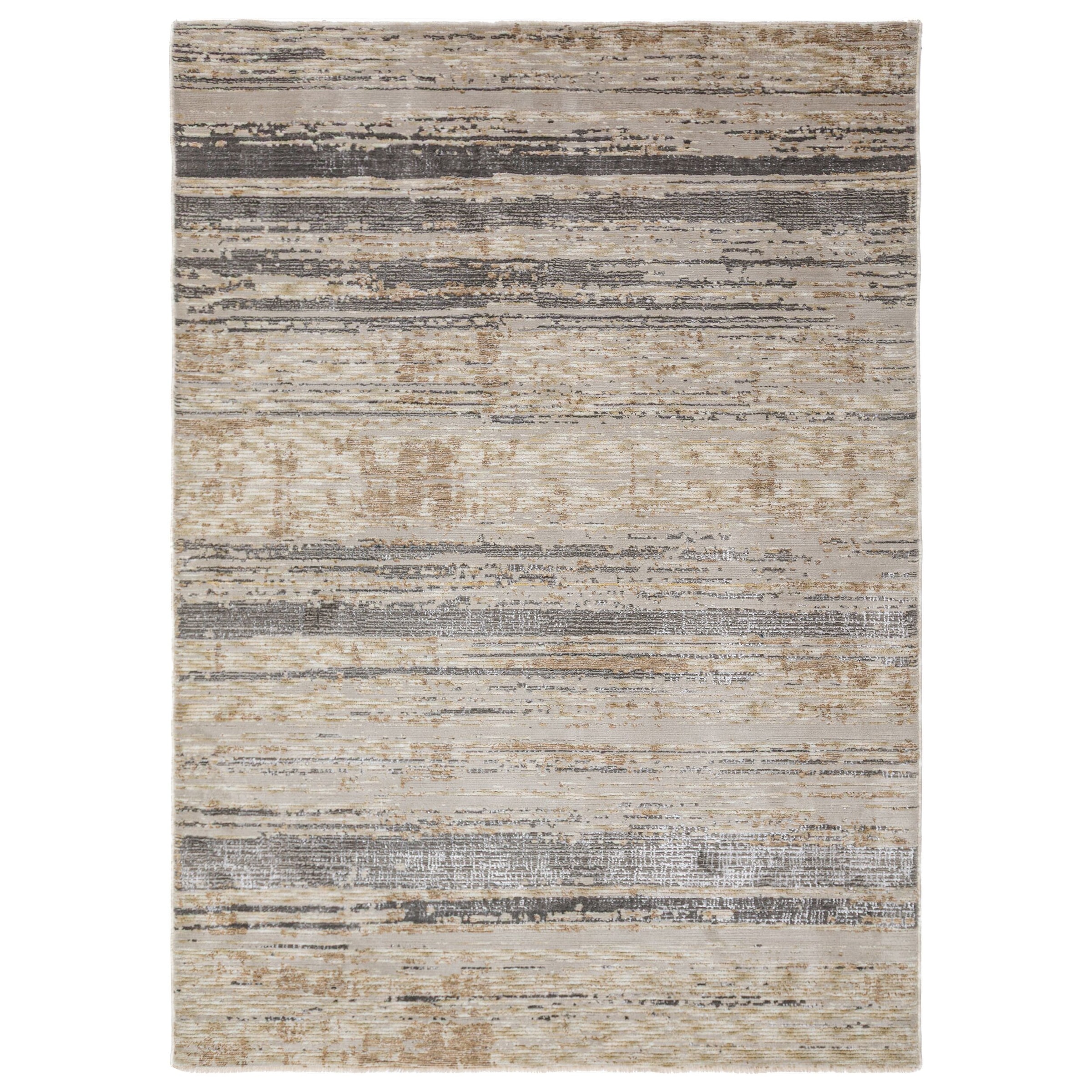 FLAIR RUGS Designteppich »MAREA ABSTRACT« rechteckig 7 mm Höhe Trendiges Streifendesign im Retro-Stil, abstraktes Design