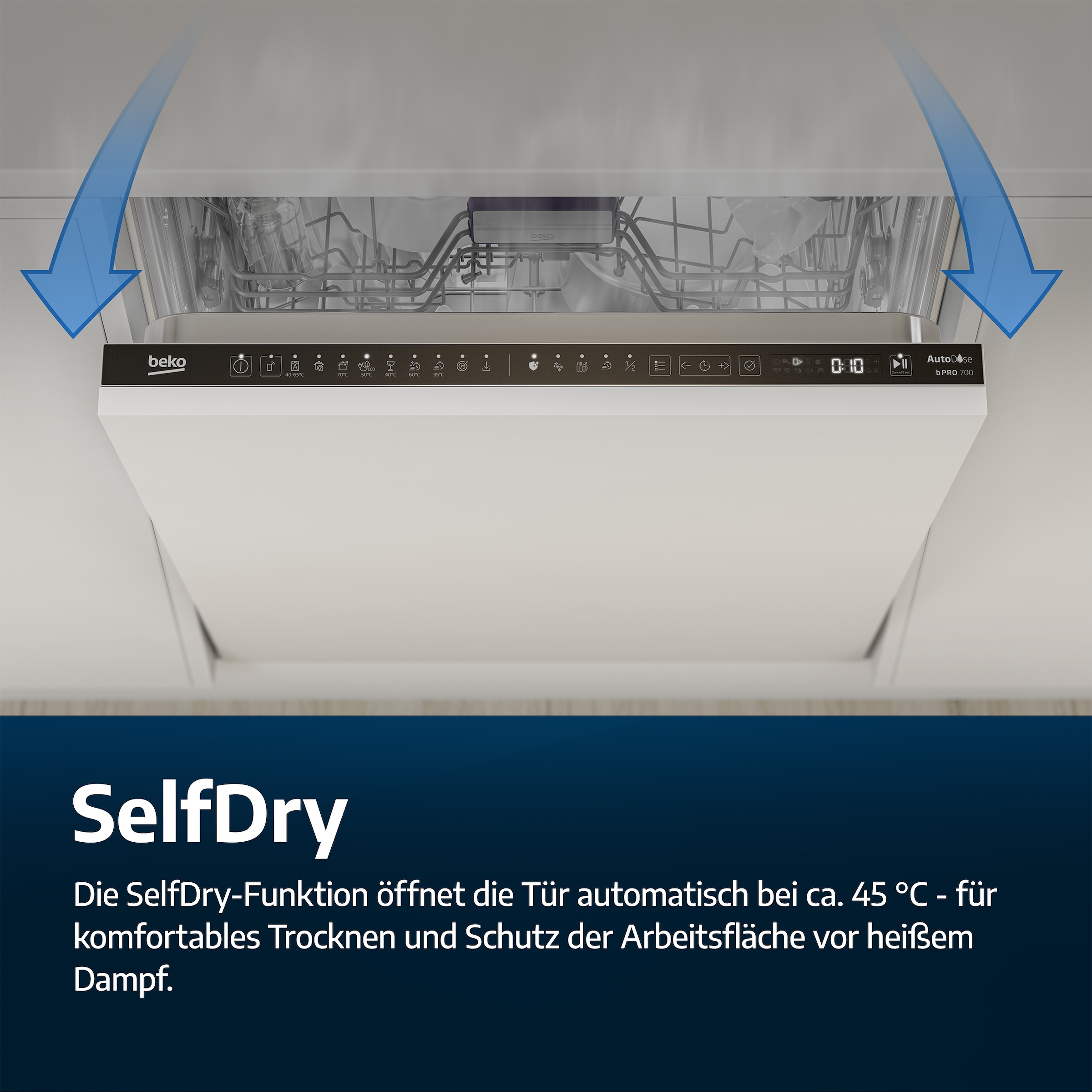 BEKO Standgeschirrspüler »BDFN36451X« 9,5 l 14 tlg. Maßgedecke Quick&Shine – schnelle Reinigung mit optimaler Trocknung