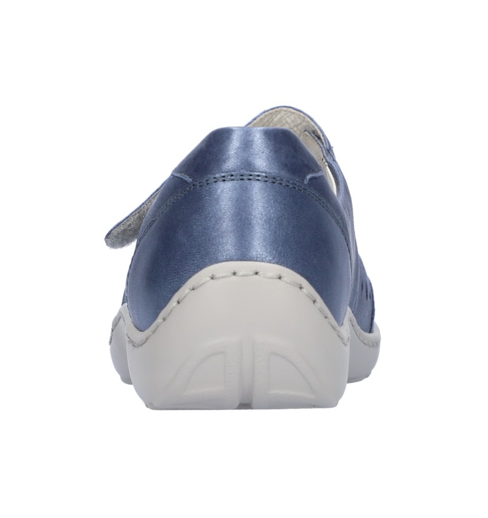 Waldläufer Riemchenballerina »HENNI«, Keilabsatz, Halbschuh, Komfortschuh mit Perforation, Weite H