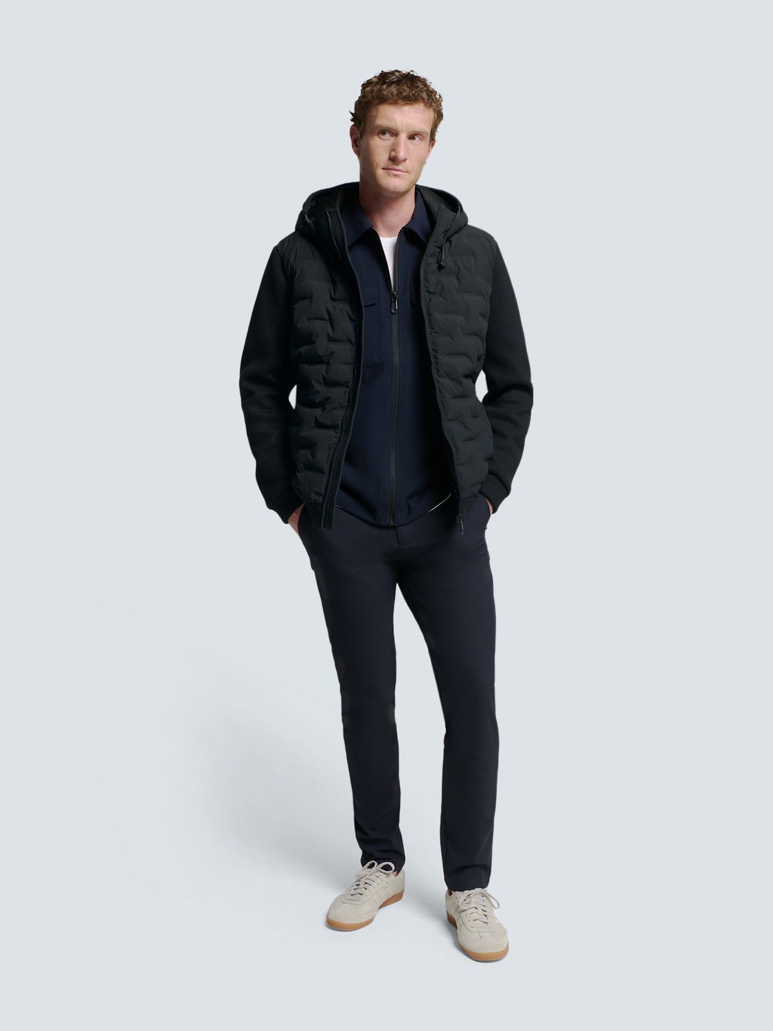 NO EXCESS Softshelljacke »No Excess Versiegelte Jacke mit Kapuze«