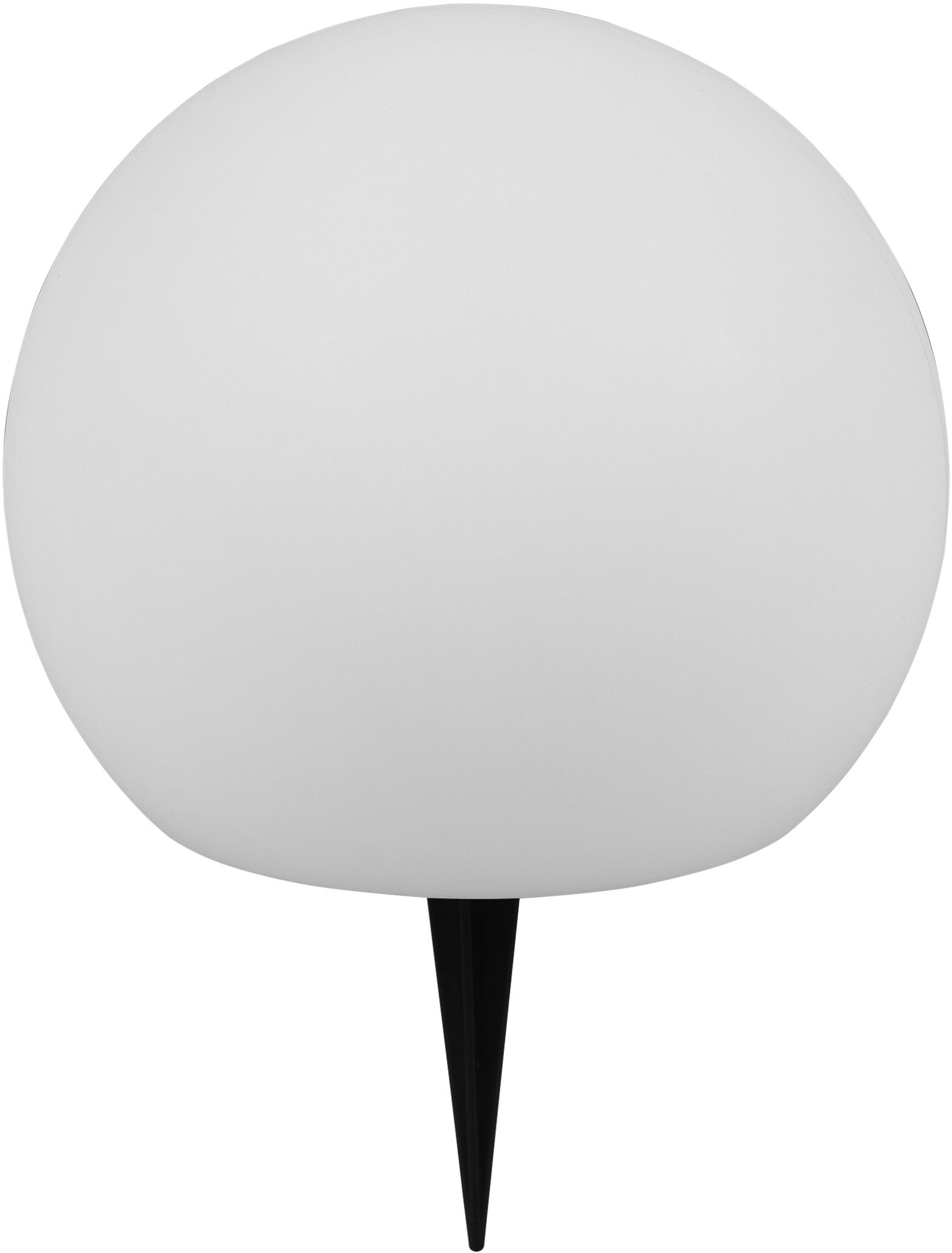 REALITY Leuchten LED Solarleuchte »MELO, Kugel Gartenleuchte Akku Solar, mit Erdspieß, Fernbedienung«, 1 flammig, Leuchtmittel LED-Board | LED fest integriert, Solar Kugellampe, RGB Farbwechsel, Dämmerungssensor, Memoryfunktion