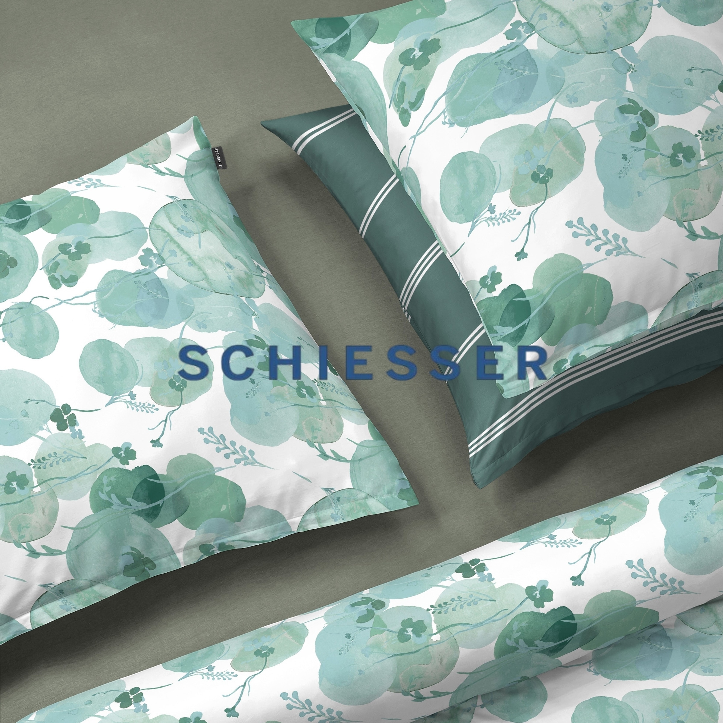 Schiesser Bettwäsche »Mia aus weicher Baumwolle mit floralem Muster« 2 MADE IN GREEN by OEKO-TEX®
