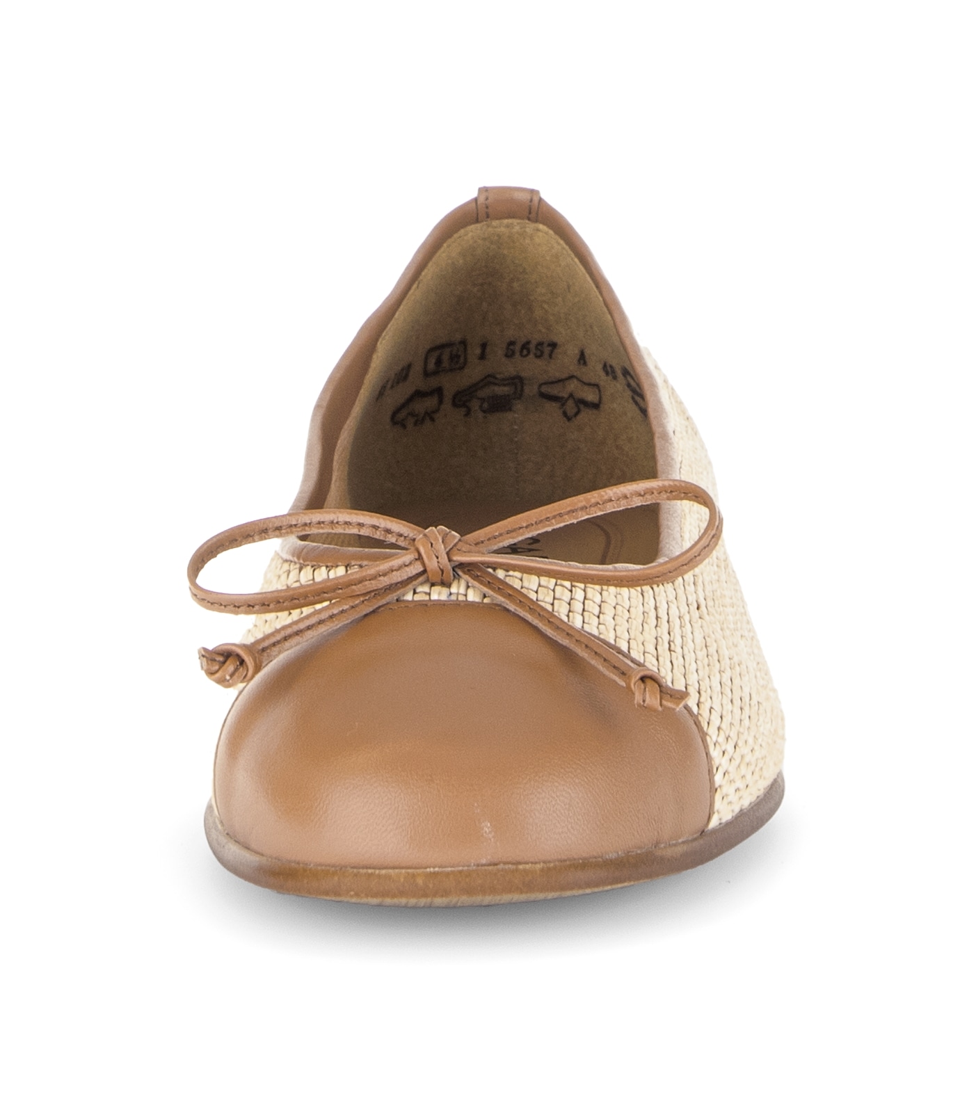 Gabor Ballerina  Blockabsatz, Businessschuh, Schupfschuh in runder Form