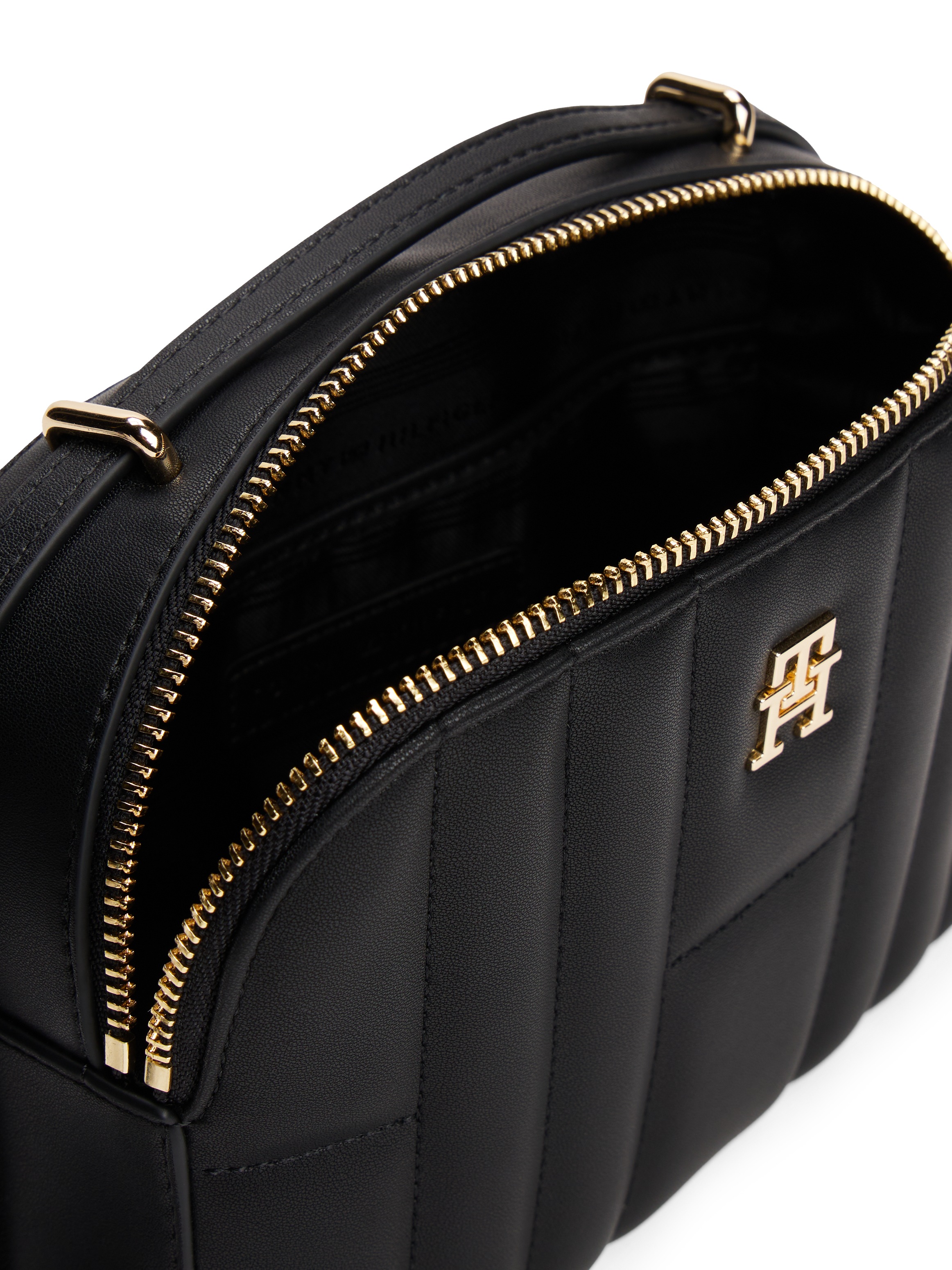Tommy Hilfiger Umhängetasche »TH FEMININE CONV CAMERA BAG«, Damen Schultertasche, Minibag im trendigen Stepp-Design