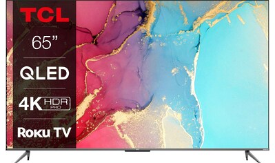 TCL QLED-Fernseher »65RC630X1«, 164 cm/65 Zoll, 4K Ultra HD, Smart-TV, Roku TV, HDR... kaufen