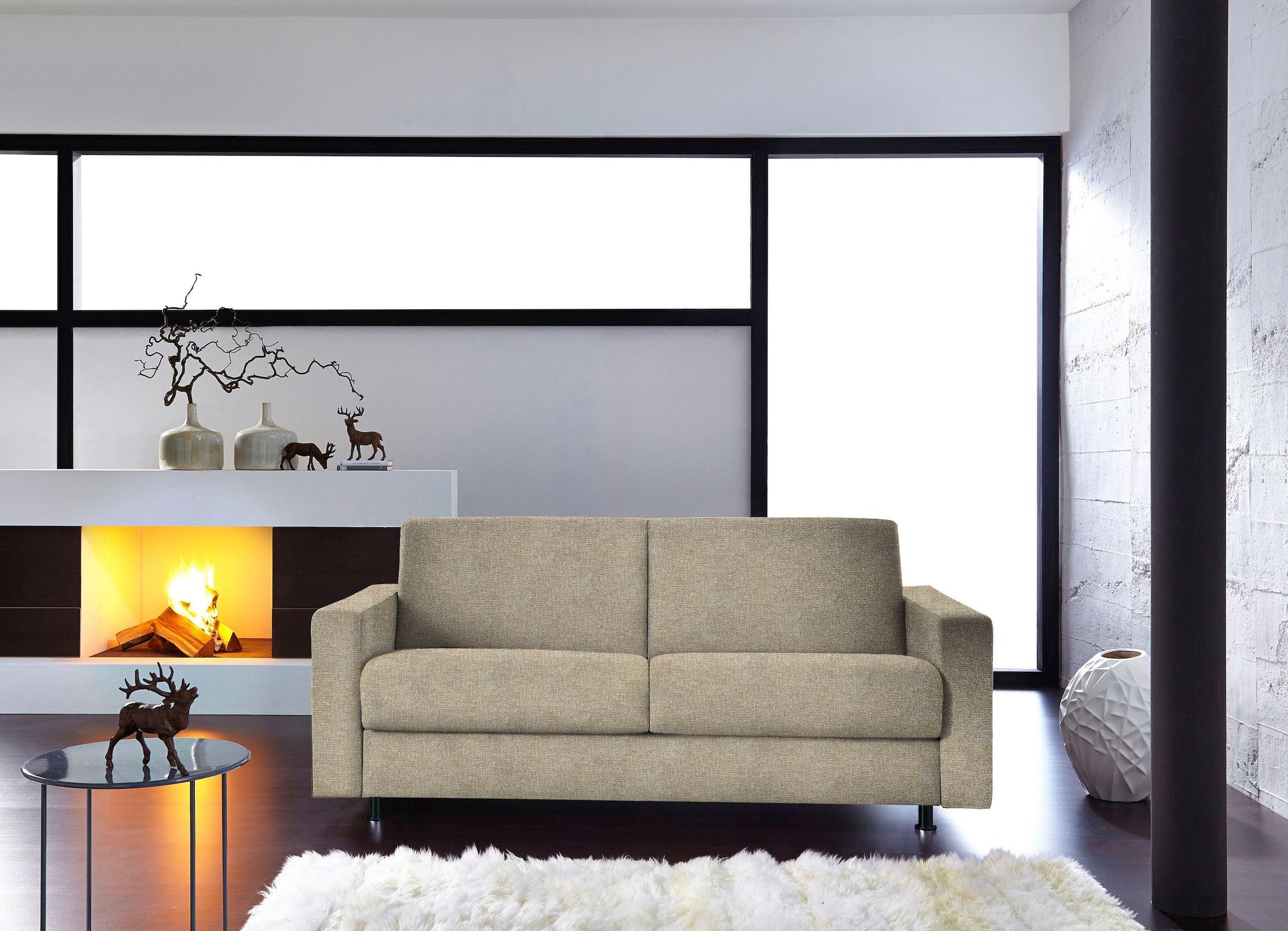 Bali Schlafsofa »Messina« Dauerschläfer in 140 und 160er Breite. 3 Matratzen zur Auswahl