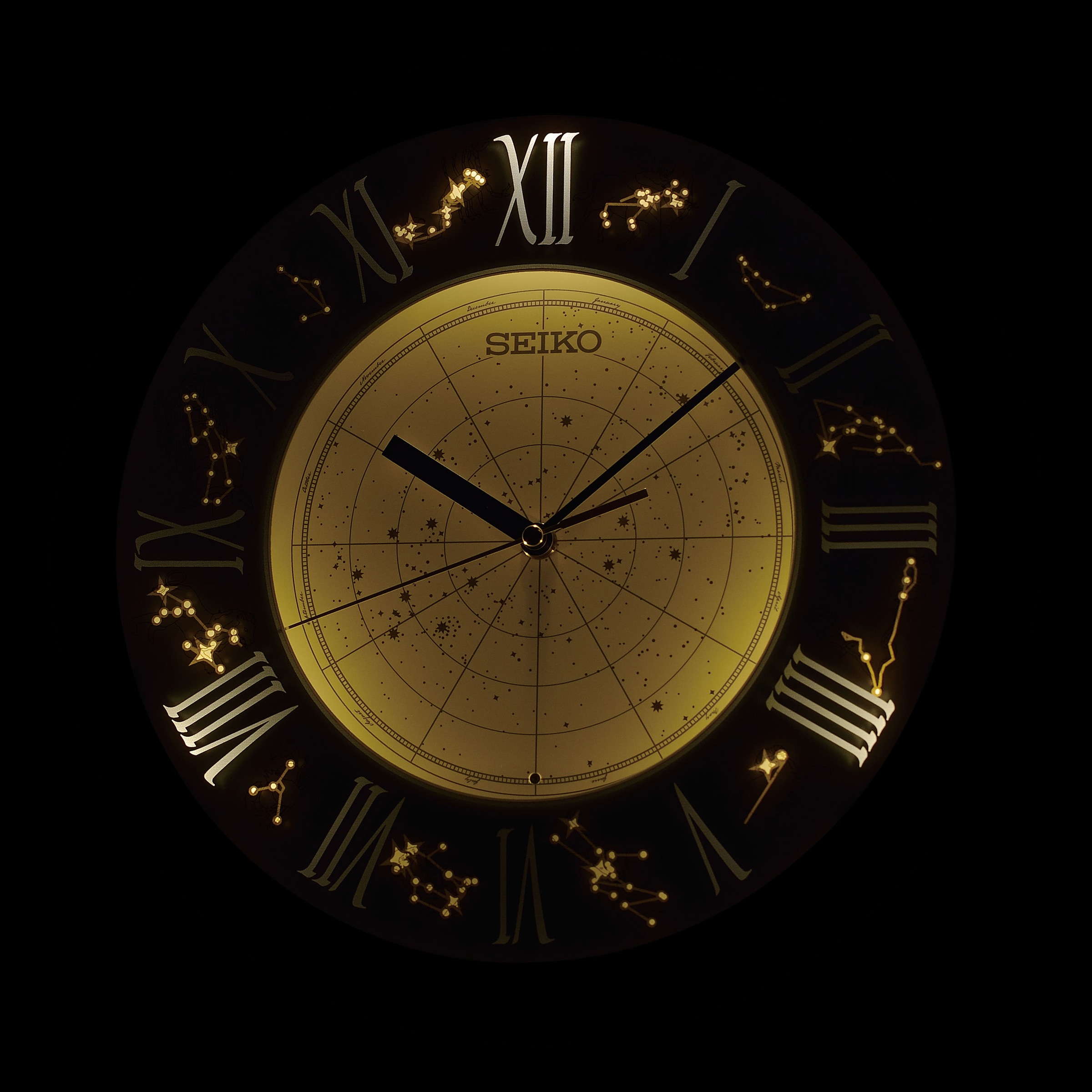 Seiko Wanduhr, Quarzuhr,leuchtendes Zifferblatt,Wohnzimmer,Küche, Esszimmer günstig online kaufen