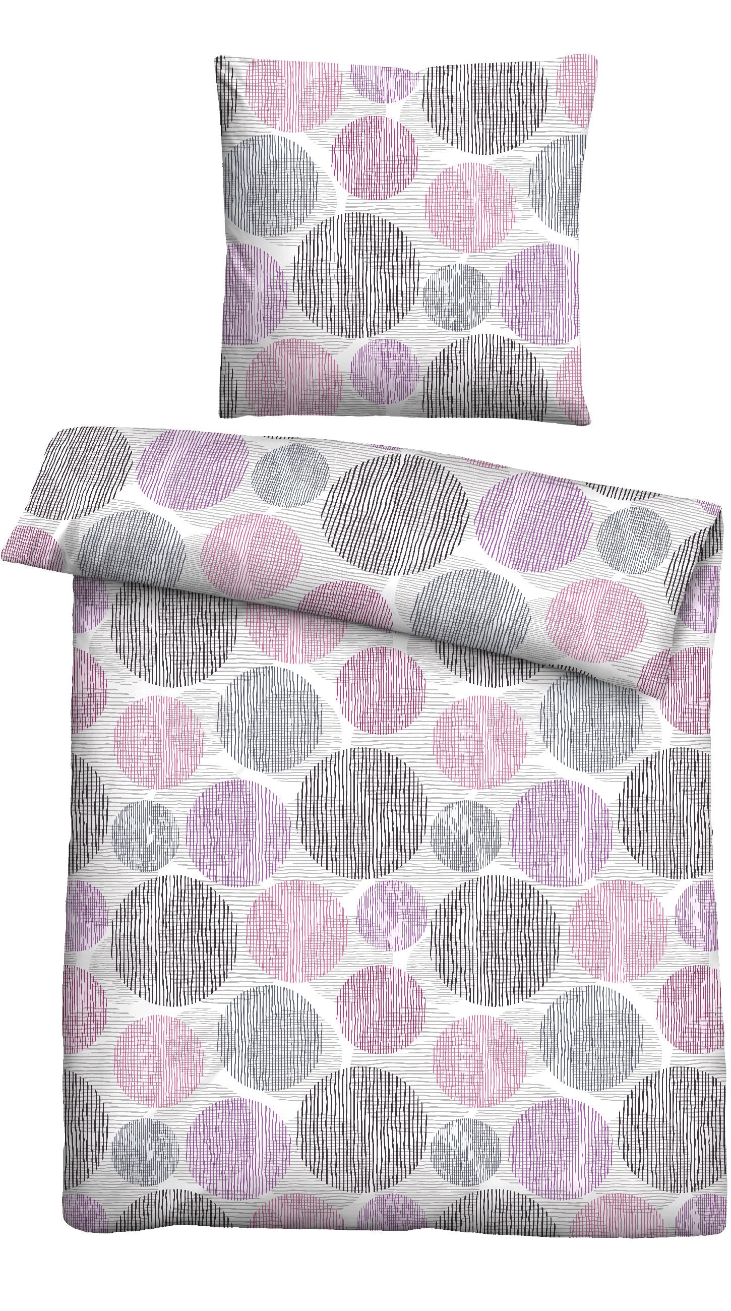 Castell - Markenbettwäsche Bettwäsche »0360445«, absolut flauschig, weich + wohlig warm, 100% Polyester, Reißverschluss