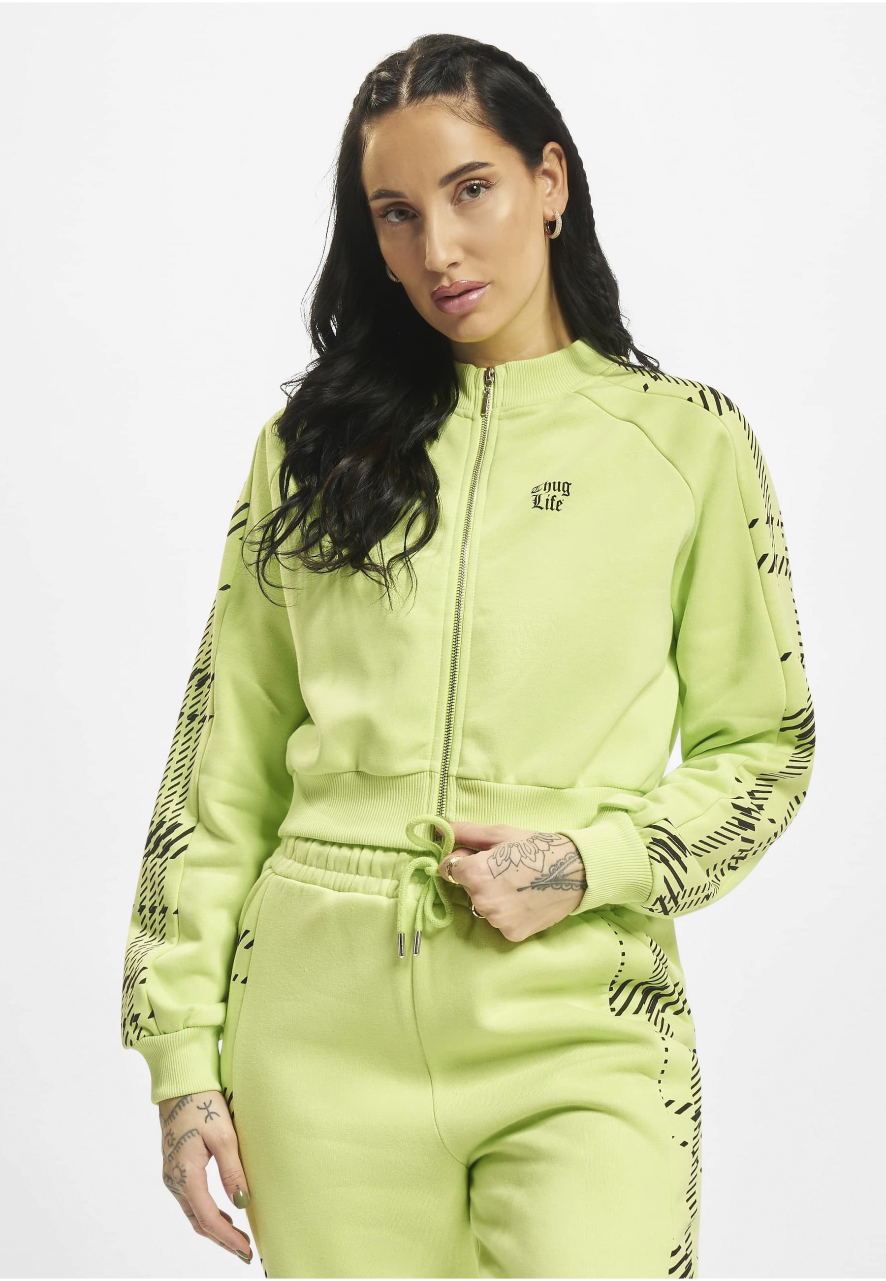 Thug Life Kapuzenpullover »Thug Life Damen Thug Life Mosh Zip Hoody« 1 Stk.