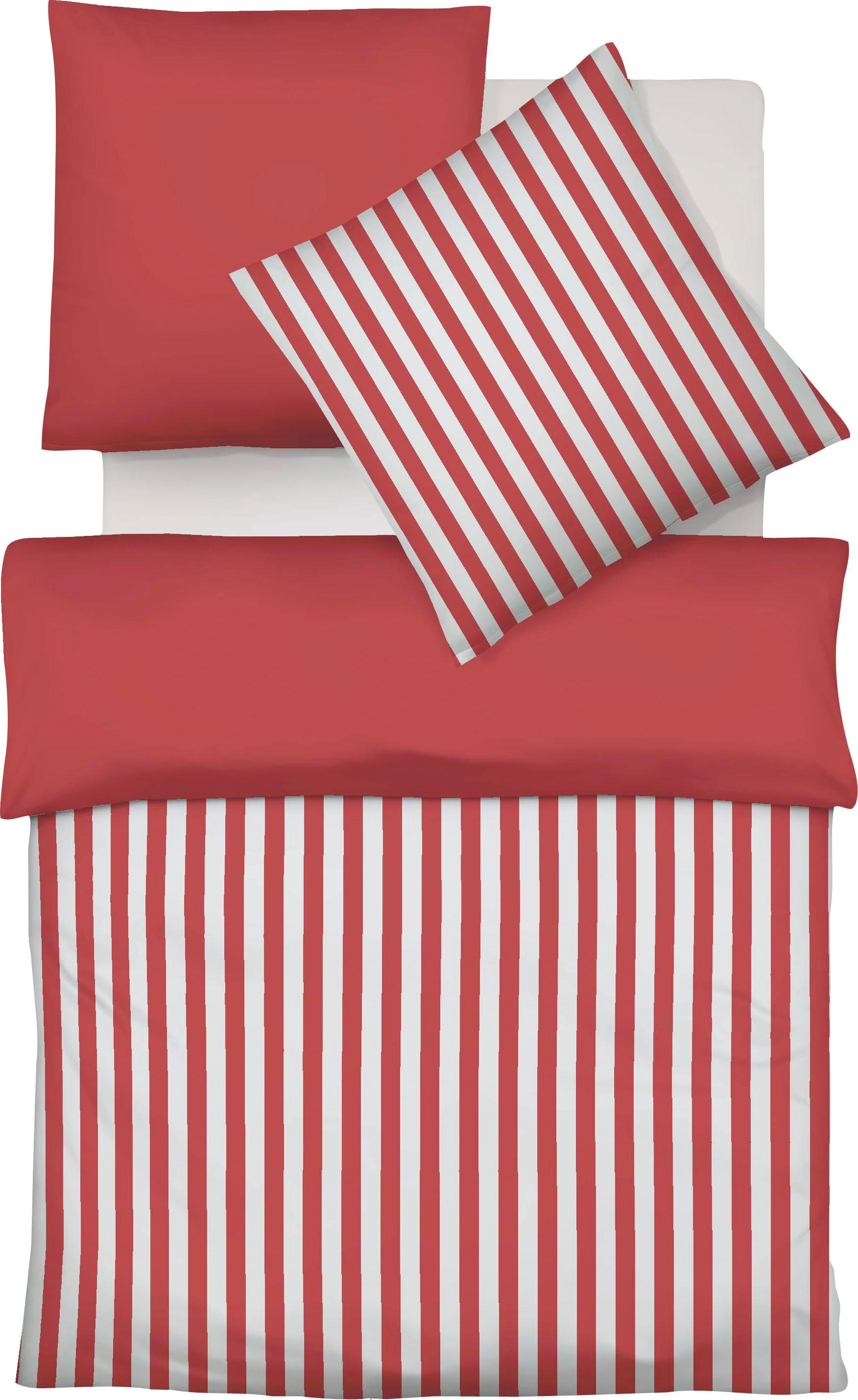 fleuresse Wendebettwäsche »Porto« 2 Stk. tlg. 100% Baumwolle, in Gr. 135x20 günstig online kaufen