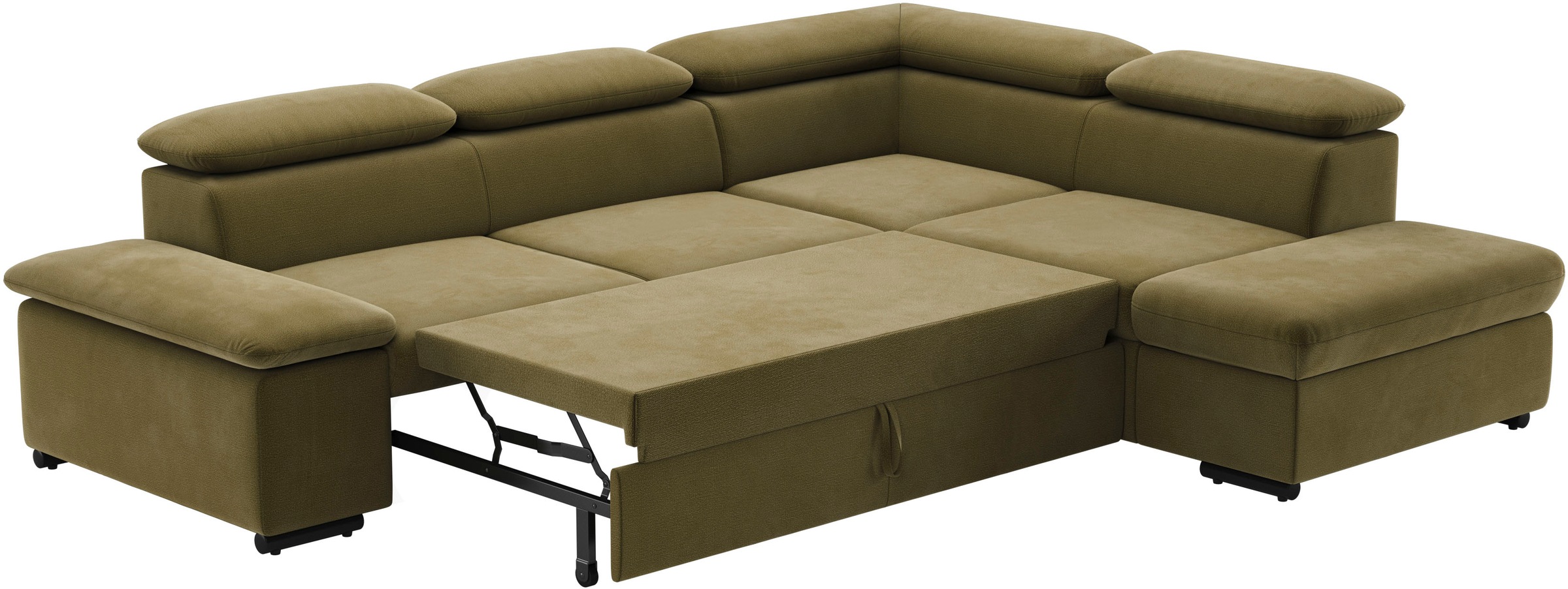 sit&more Ecksofa »Alcudia L-Form«, mit Armteilverstellung, optional Kopfteilverstellung und Bettfunktion
