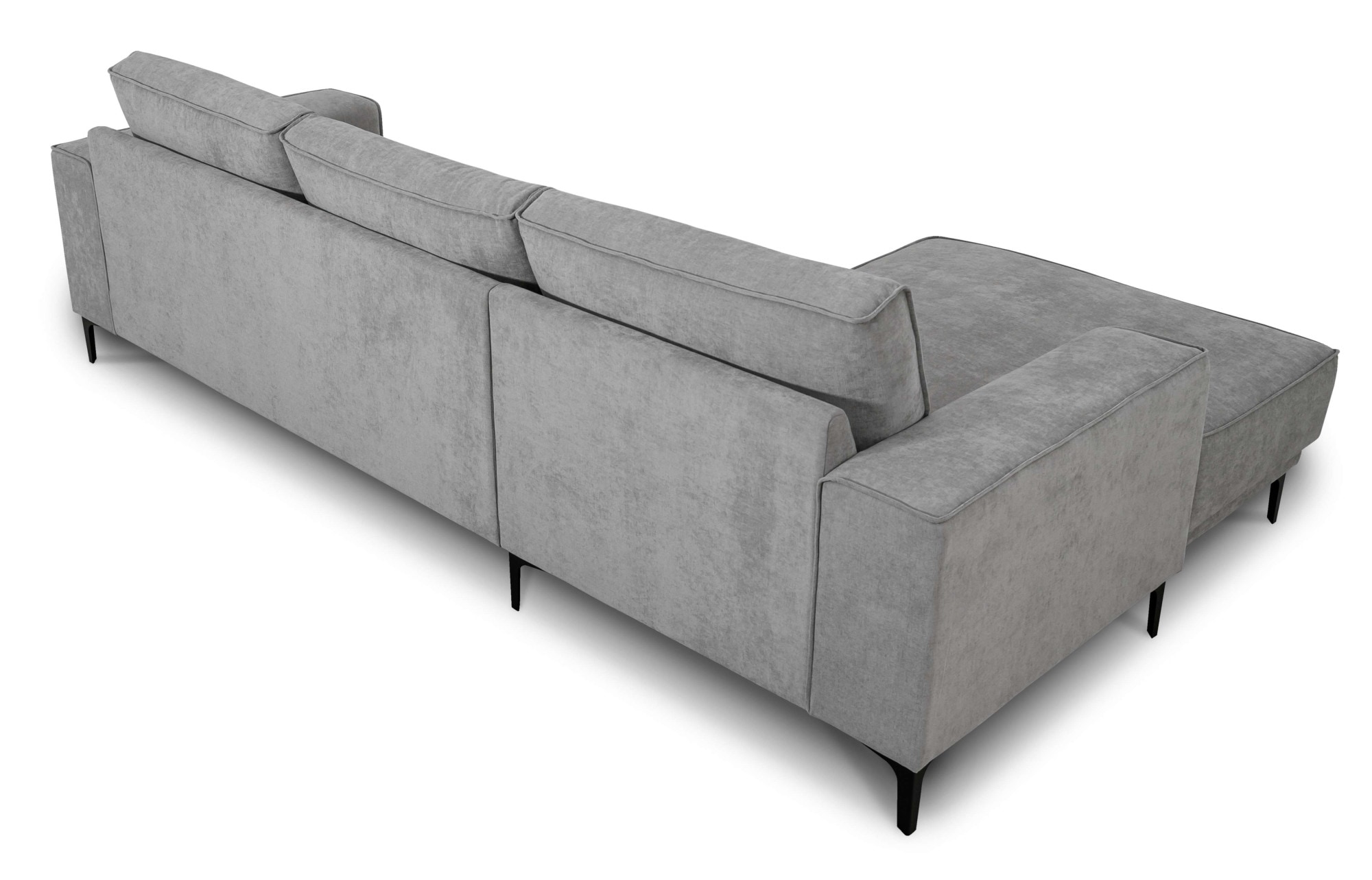 Places of Style Ecksofa »Polsterecke Oland, Struktur, Flachgewebe, Luxus-Microfaser, Boucle«, 280 cm, im zeitlosem Design und hochwertiger Verabeitung