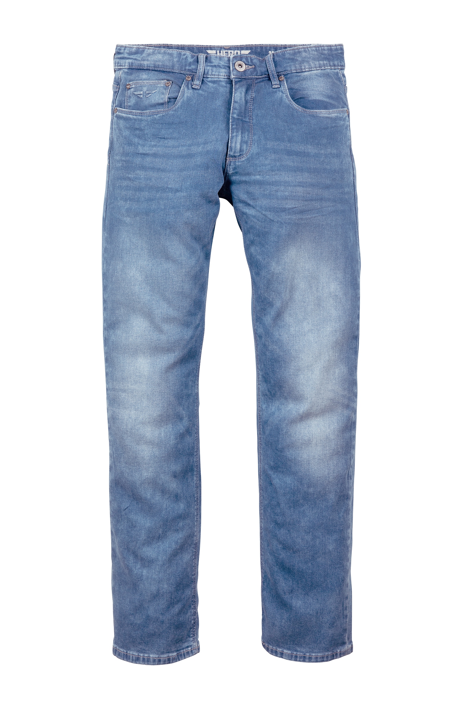HERO by John Medoox 5-Pocket-Jeans »Denver Fashion Regular Straight Stretch«, Straight Fit Casual Clean Wash Denim Jeans für Herren
