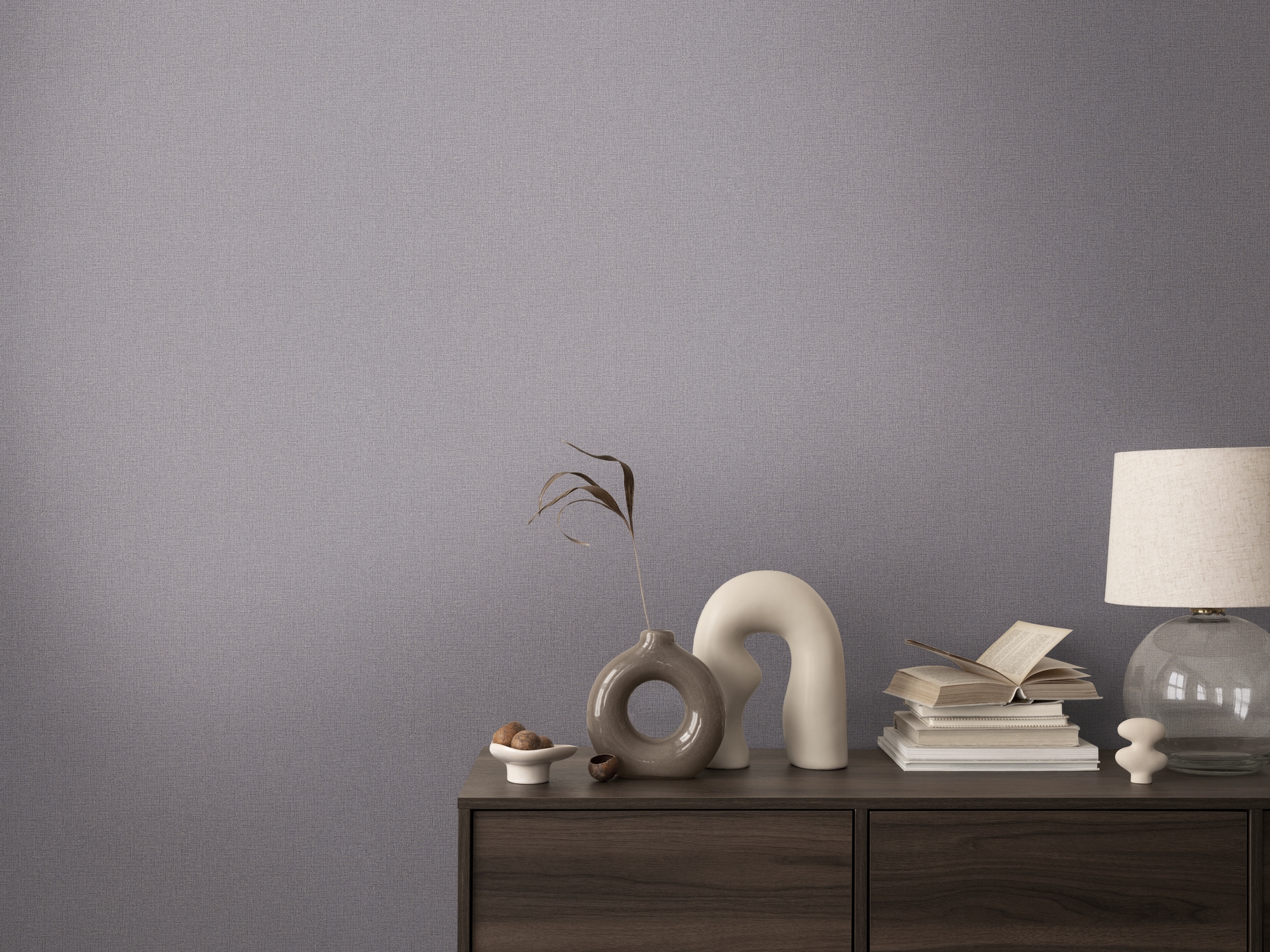 CosmoLiving by Cosmopolitan Vliestapete »Metallic Weave – Struktur-Unitapet günstig online kaufen