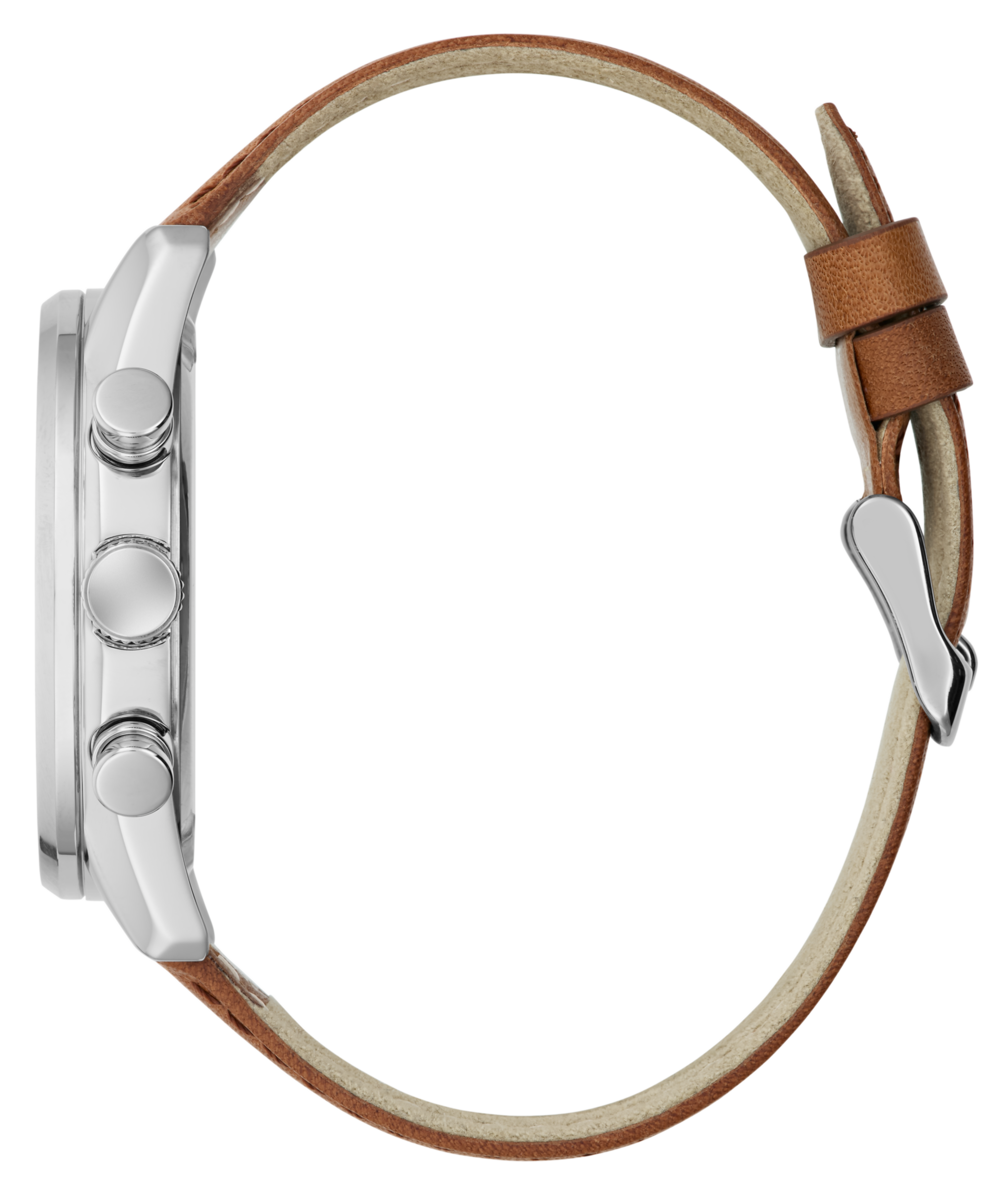 Guess Multifunktionsuhr »DAWSON« Quarzuhr, Armbanduhr, Herrenuhr, Lederarmband