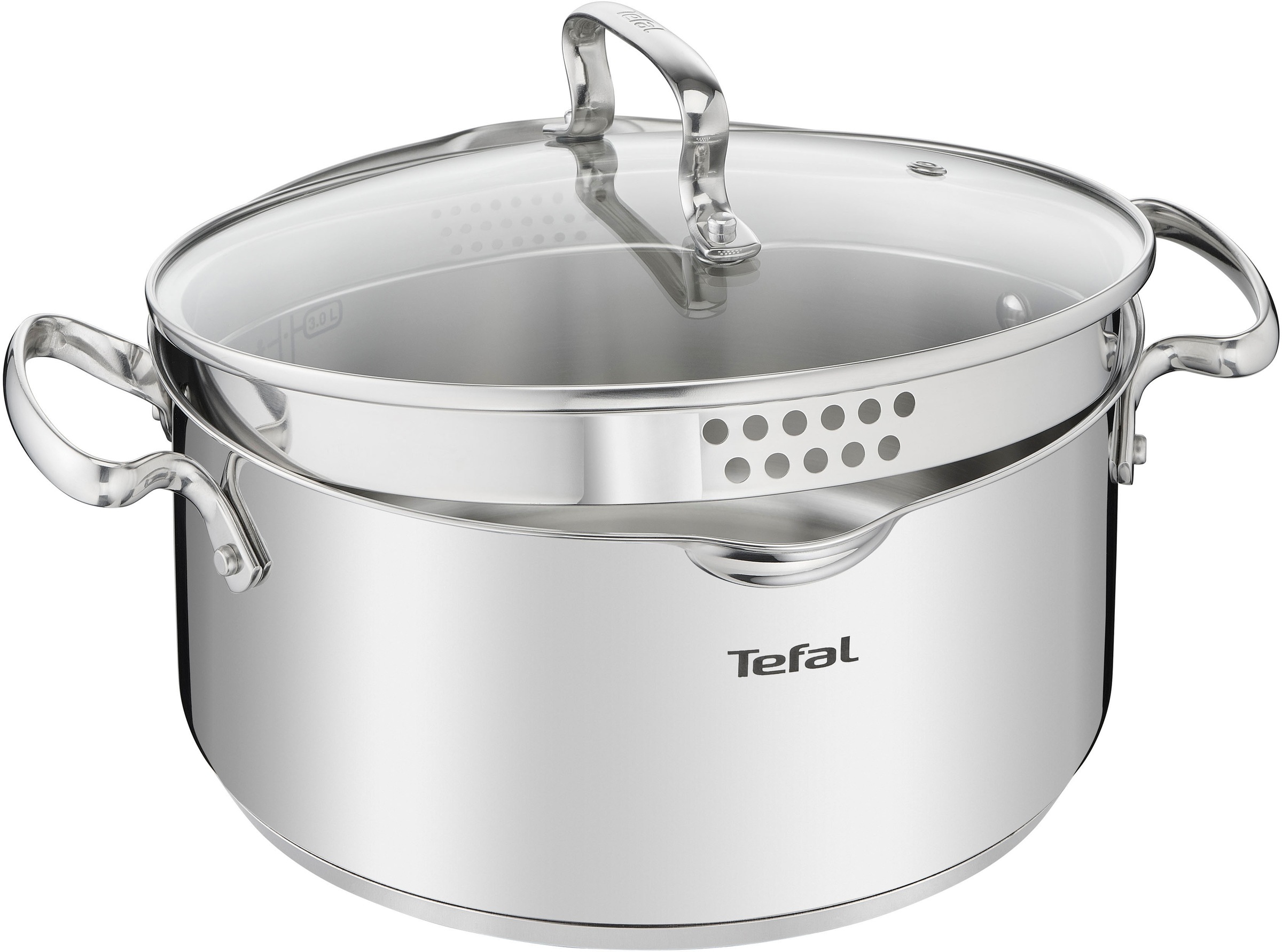 Tefal Kochtopf »Duetto+« Edelstahl 18/10 günstig online kaufen