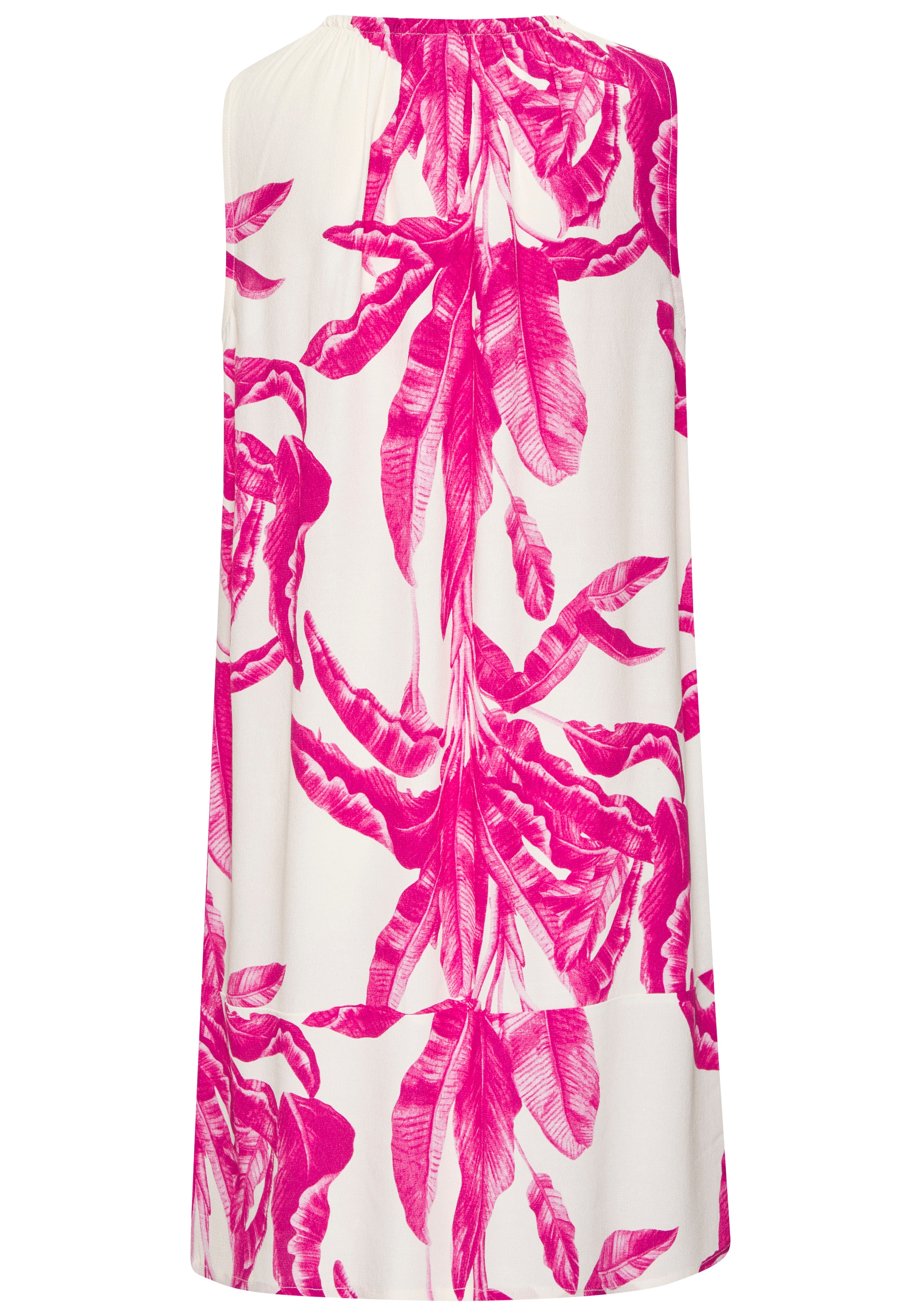 LASCANA Druckkleid »mit sommerlichem Allover-Print aus Webware« Ohne Taschen modisches Sommerkleid, lockere Strandkleid, Kleid in lockerer Form